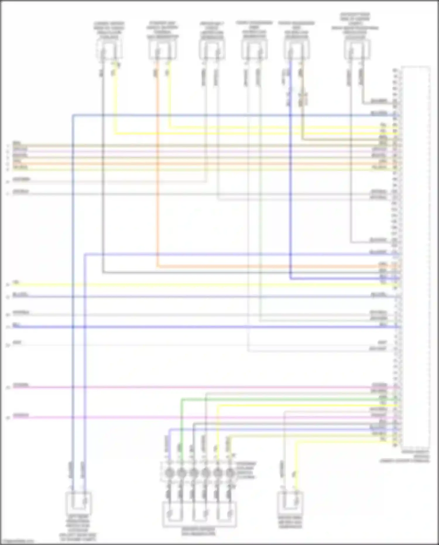 X4 M BMW F98 facelift (2021-2024): Supplemental restraints circuit (4 of 4)