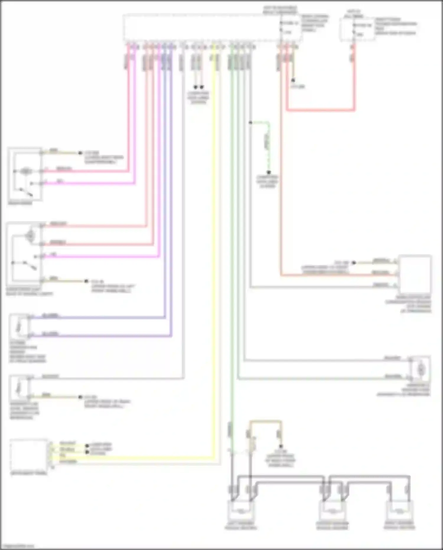 X4 M BMW F98 facelift (2021-2024): Wiper/washer circuit