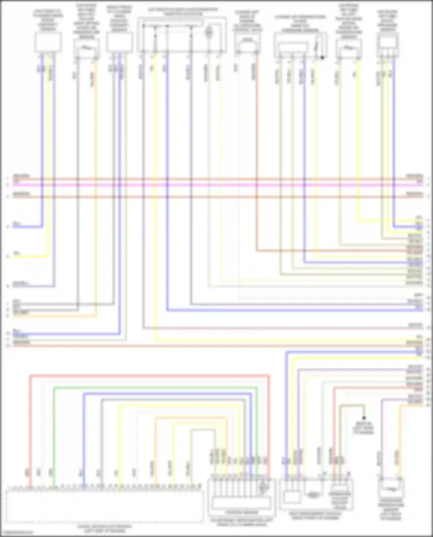 X4 M BMW F98 (2019-2021): Wiring diagram engine performance 2.0l turbo (2 of 6)