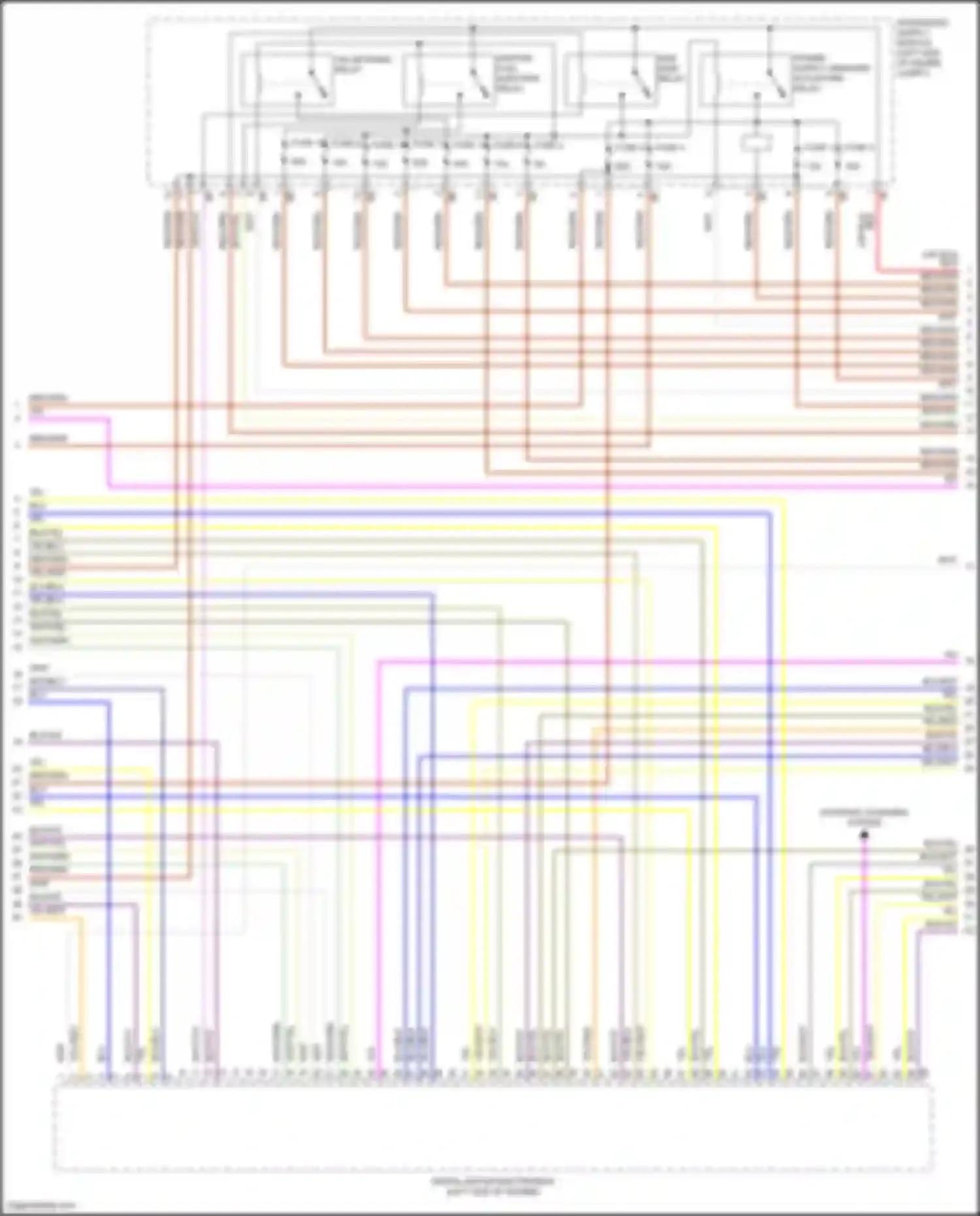 X4 M BMW F98 (2019-2021): Wiring diagram engine performance 2.0l turbo (3 of 6)