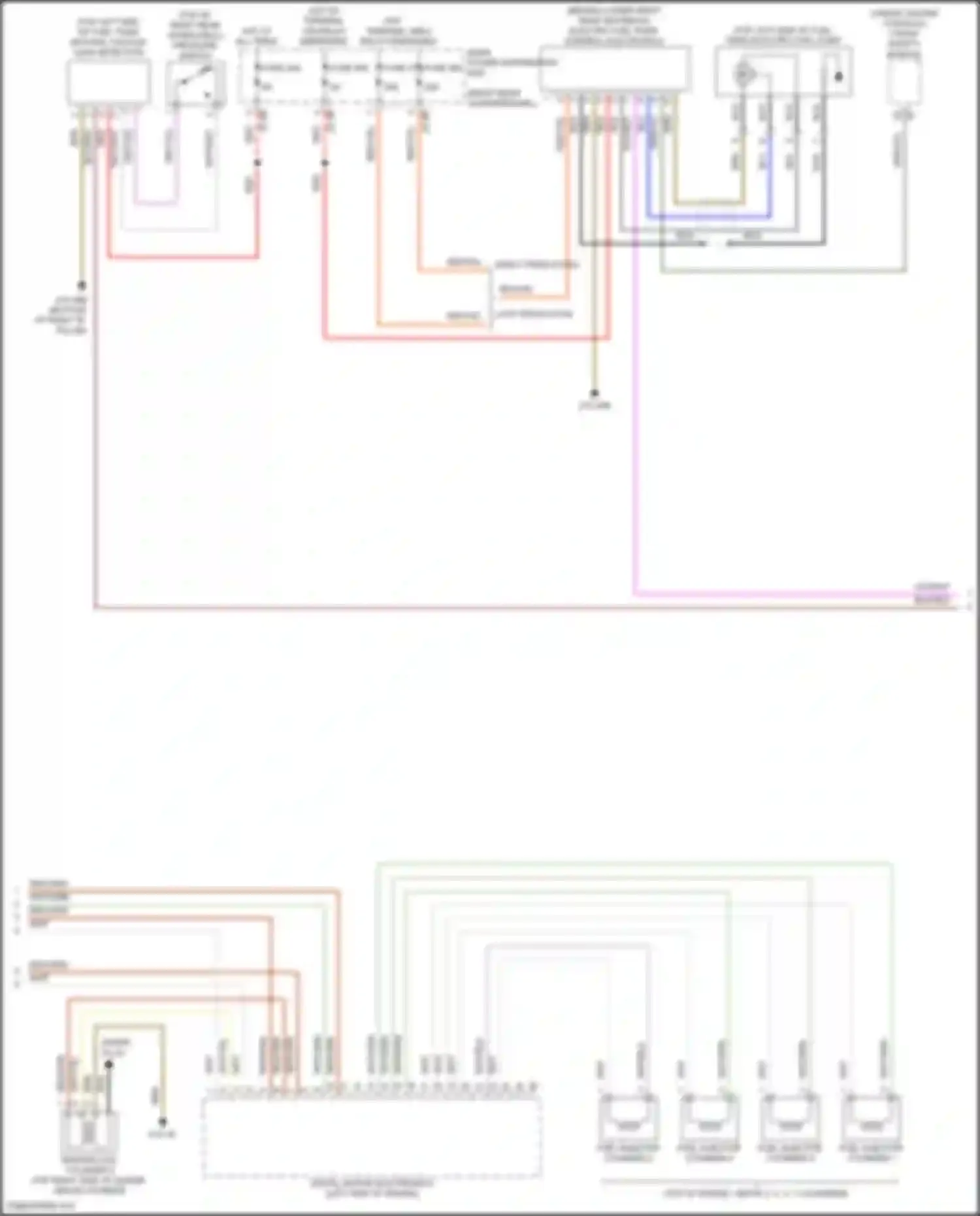 X4 M BMW F98 (2019-2021): Wiring diagram engine performance 2.0l turbo (5 of 6)