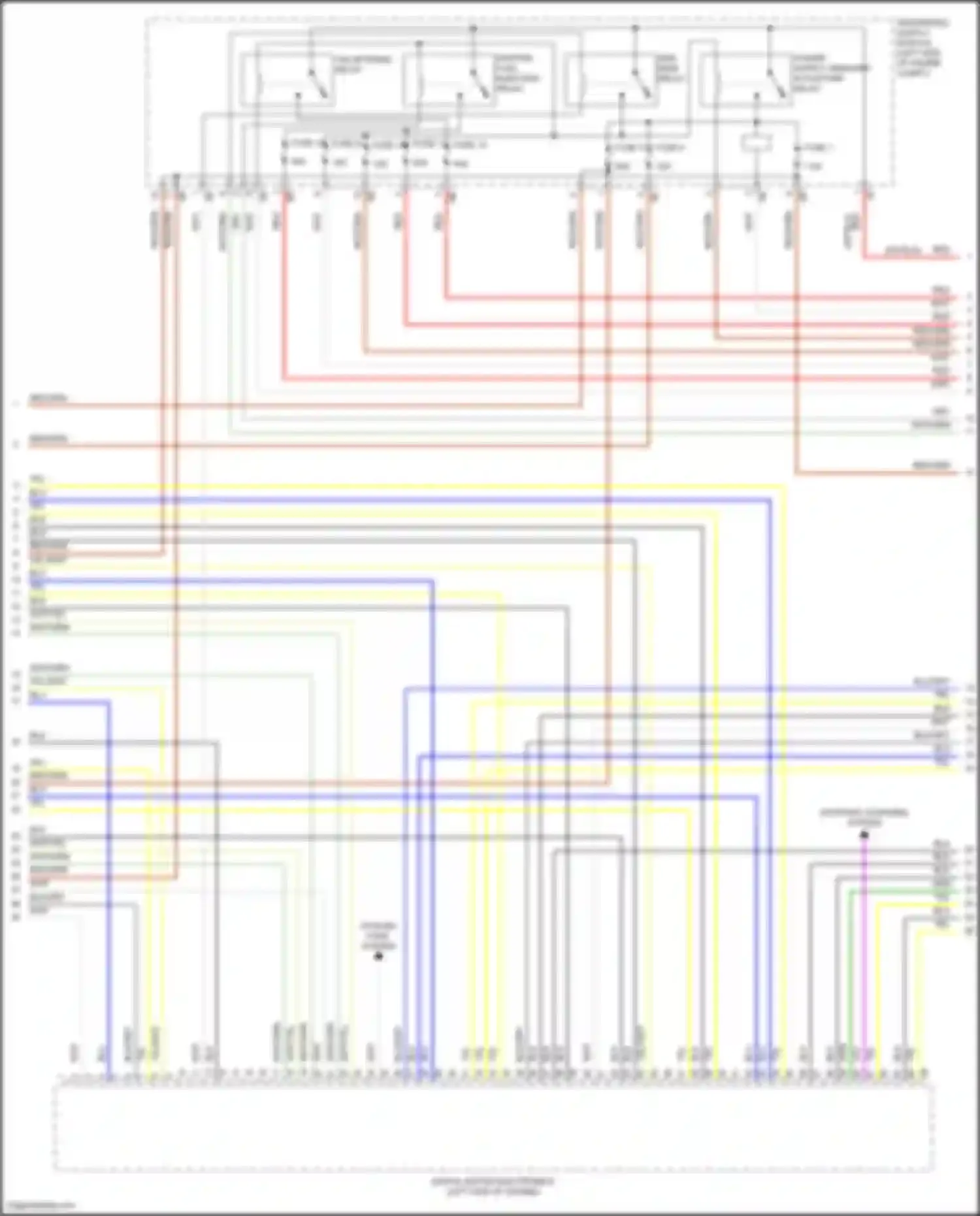 X4 M BMW F98 (2019-2021): Wiring diagram engine performance 3.0l turbo (3 of 6)