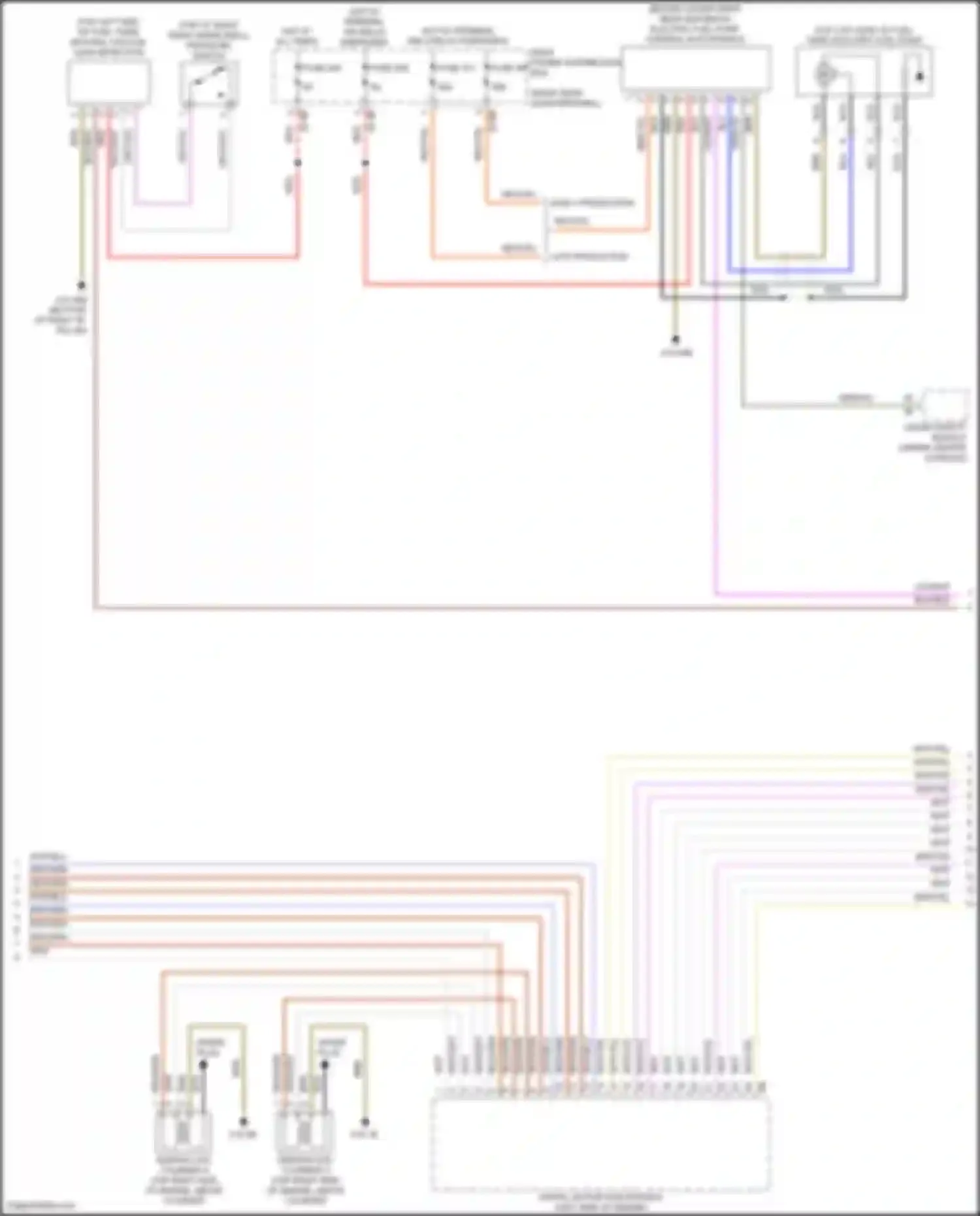X4 M BMW F98 (2019-2021): Wiring diagram engine performance 3.0l turbo (5 of 6)