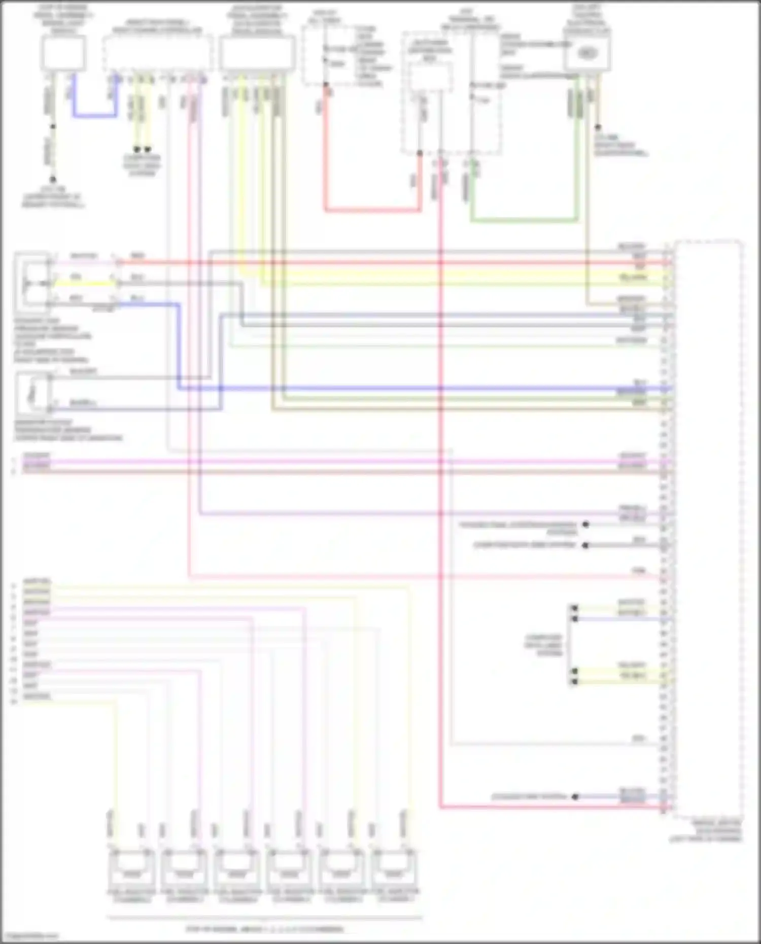 X4 M BMW F98 (2019-2021): Wiring diagram engine performance 3.0l turbo (6 of 6)