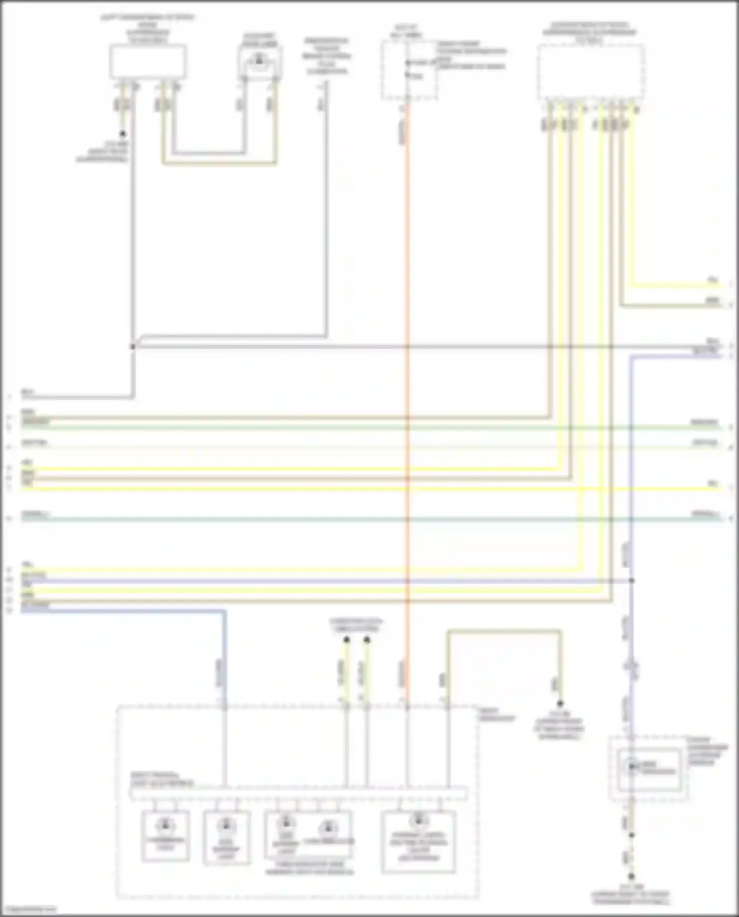 X4 M BMW F98 (2019-2021): Exterior lamps circuit (3 of 4)