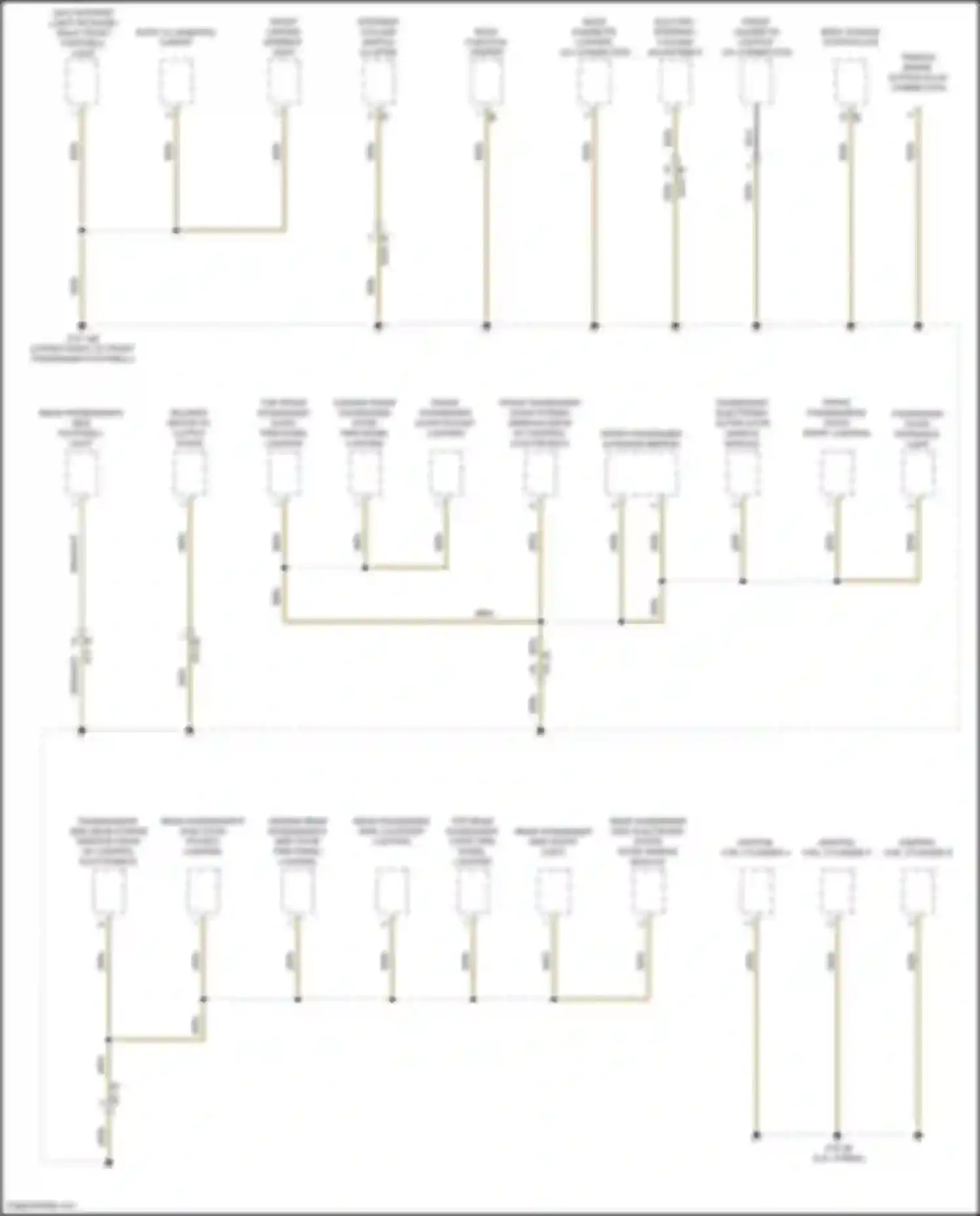 X4 M BMW F98 (2019-2021): Ground distribution circuit (2 of 7)