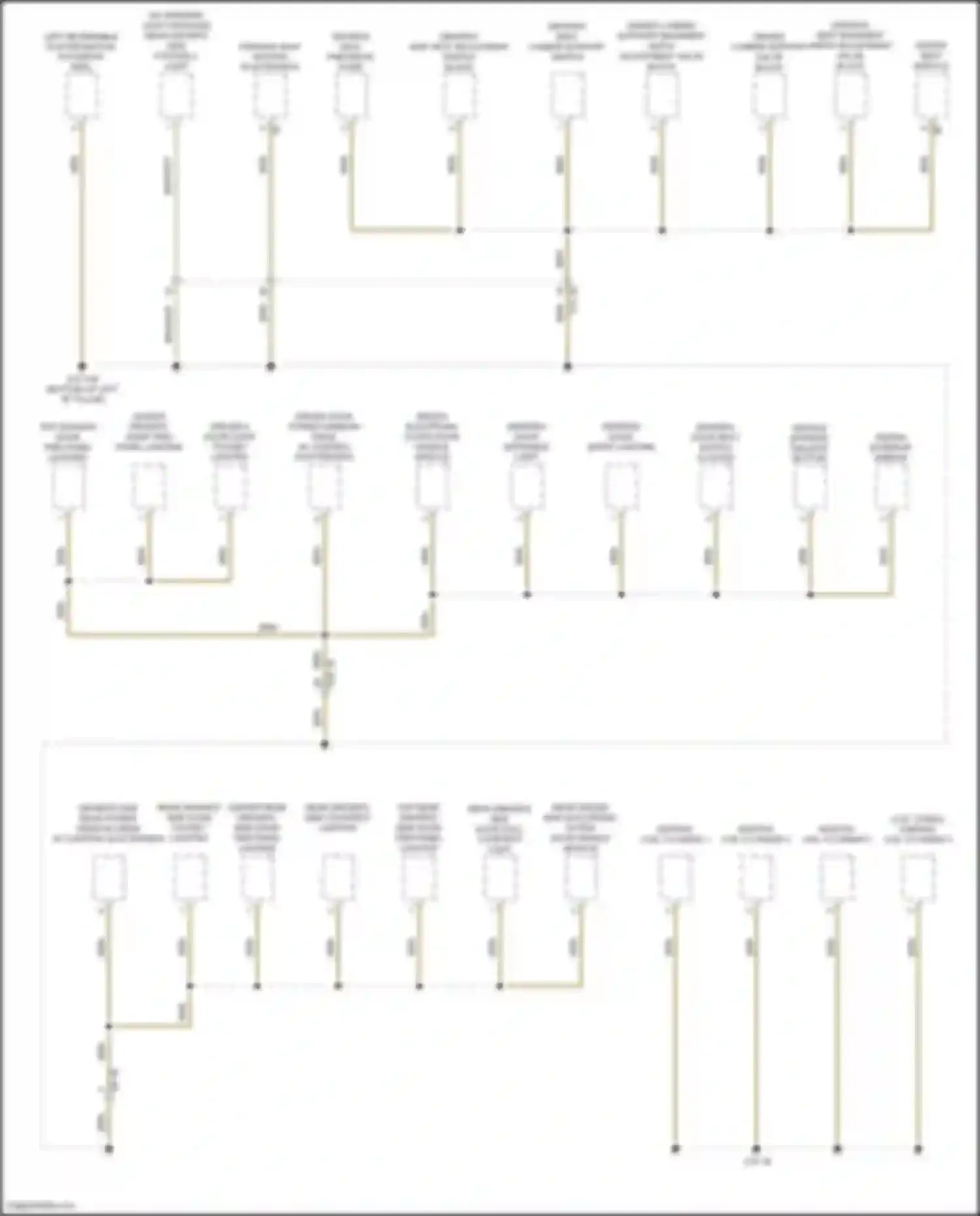X4 M BMW F98 (2019-2021): Ground distribution circuit (5 of 7)