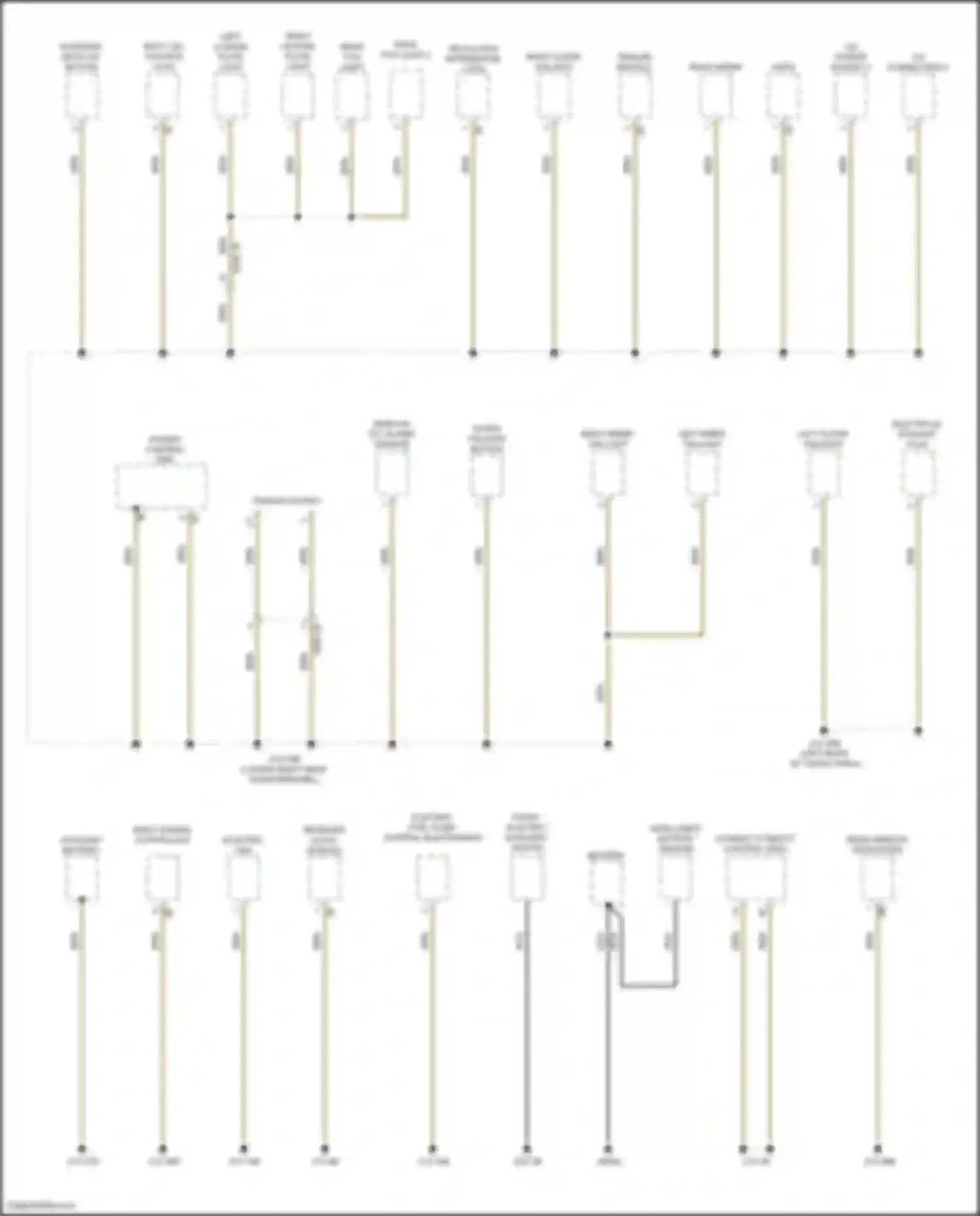 X4 M BMW F98 (2019-2021): Ground distribution circuit (7 of 7)