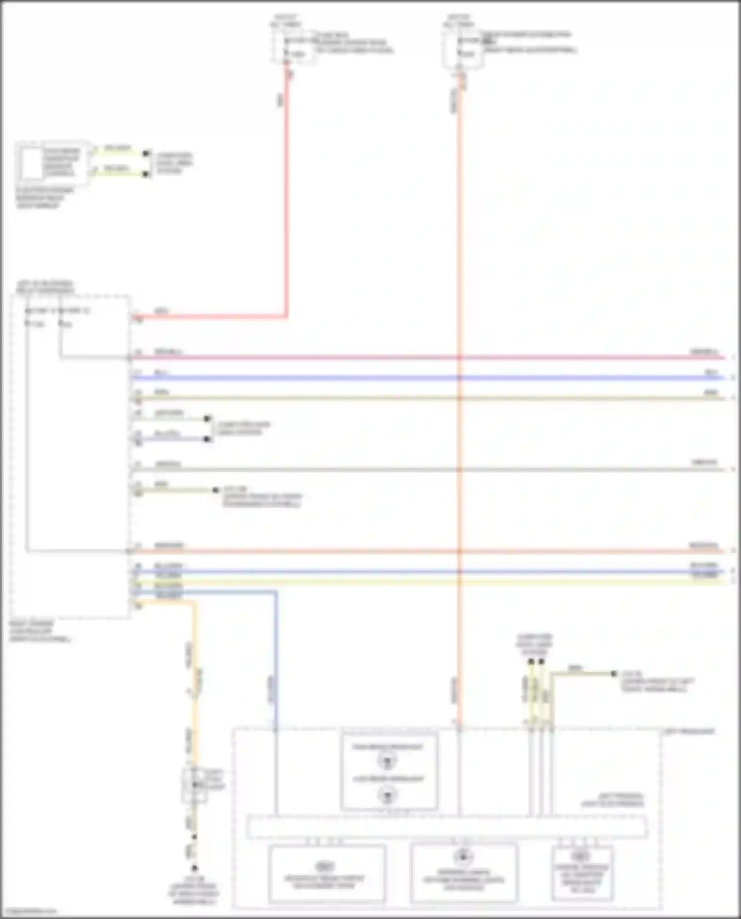 X4 M BMW F98 (2019-2021): Headlights circuit (1 of 2)