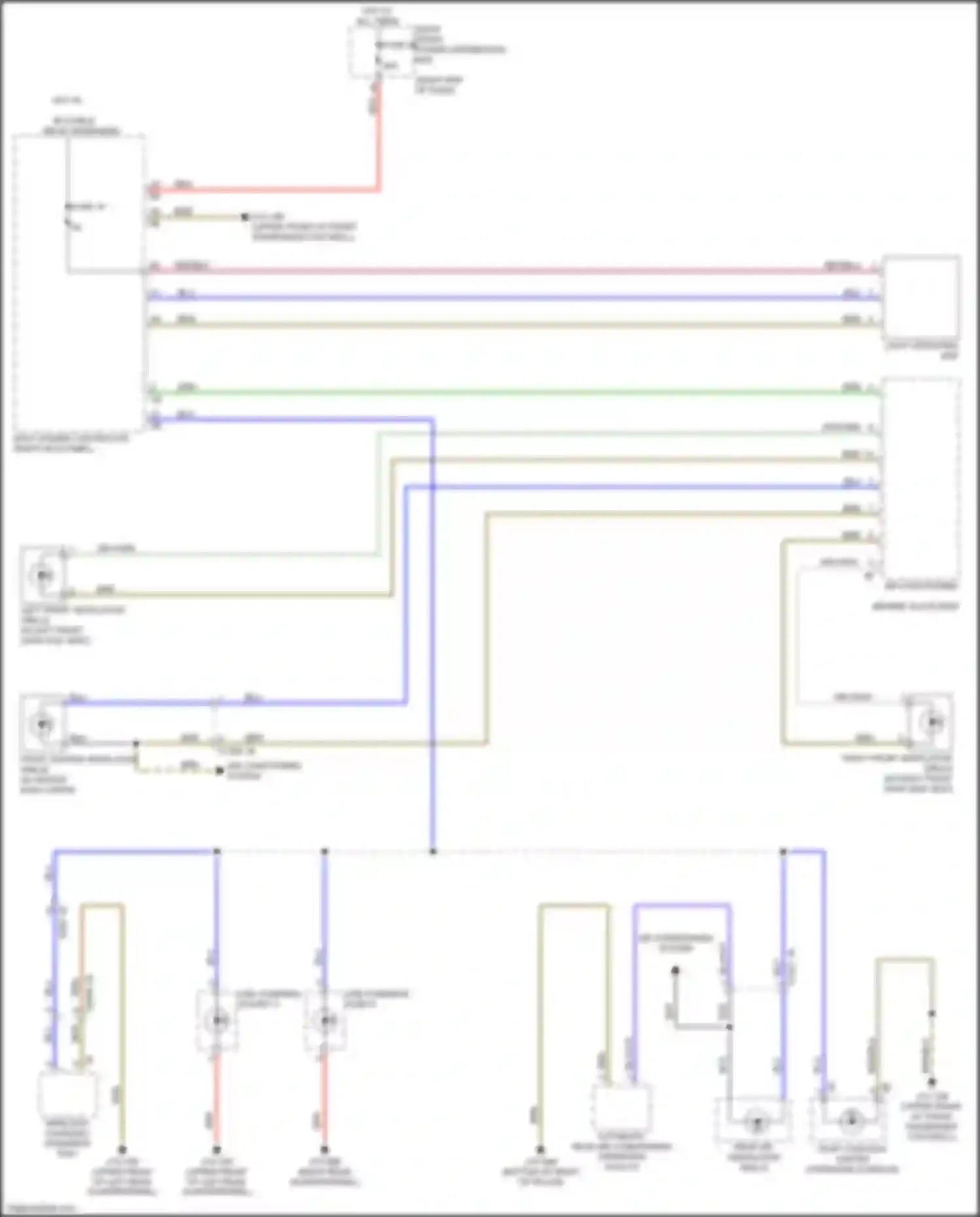 X4 M BMW F98 (2019-2021): Instrument illumination circuit