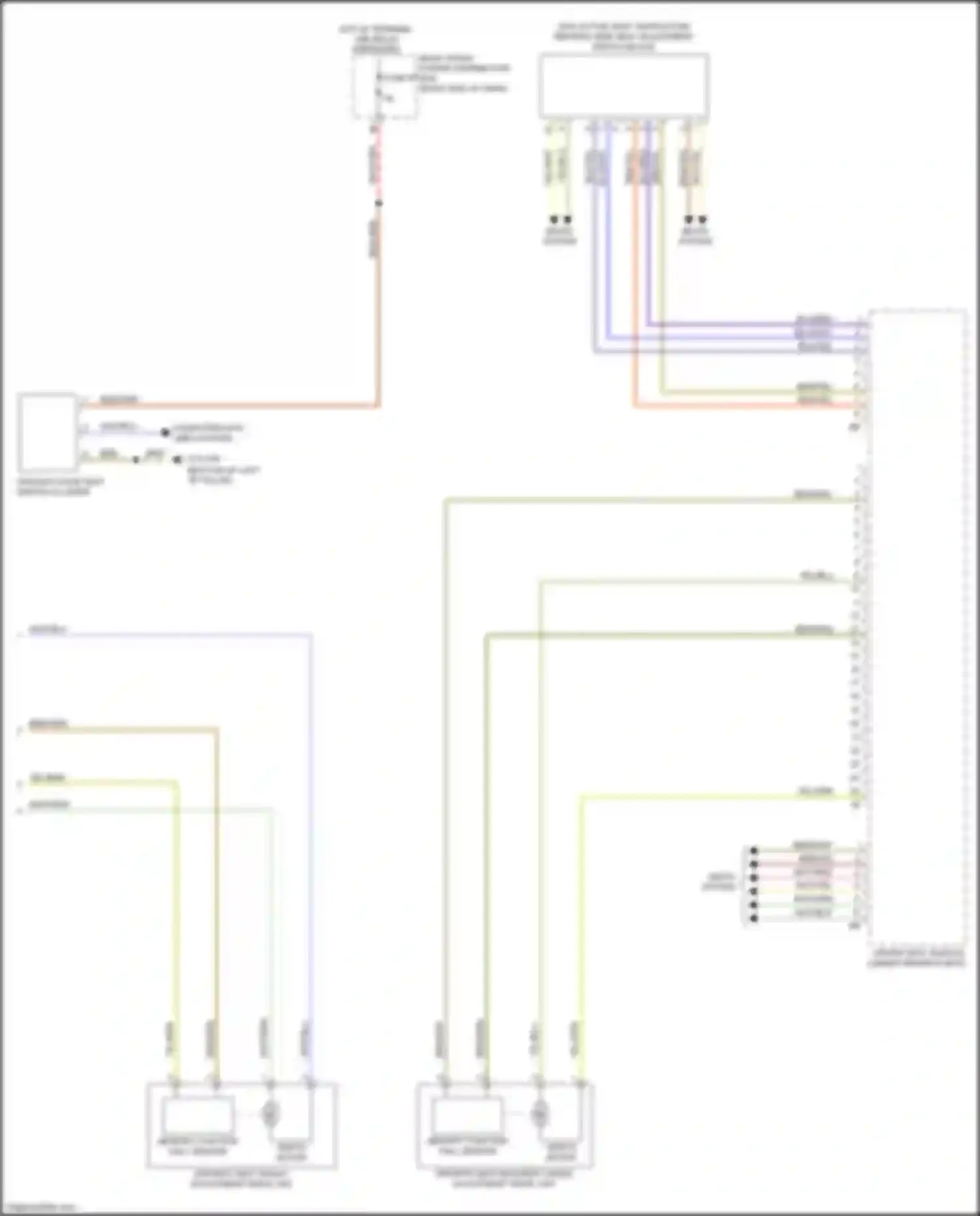 X4 M BMW F98 (2019-2021): Driver"s memory seat circuit (2 of 2)
