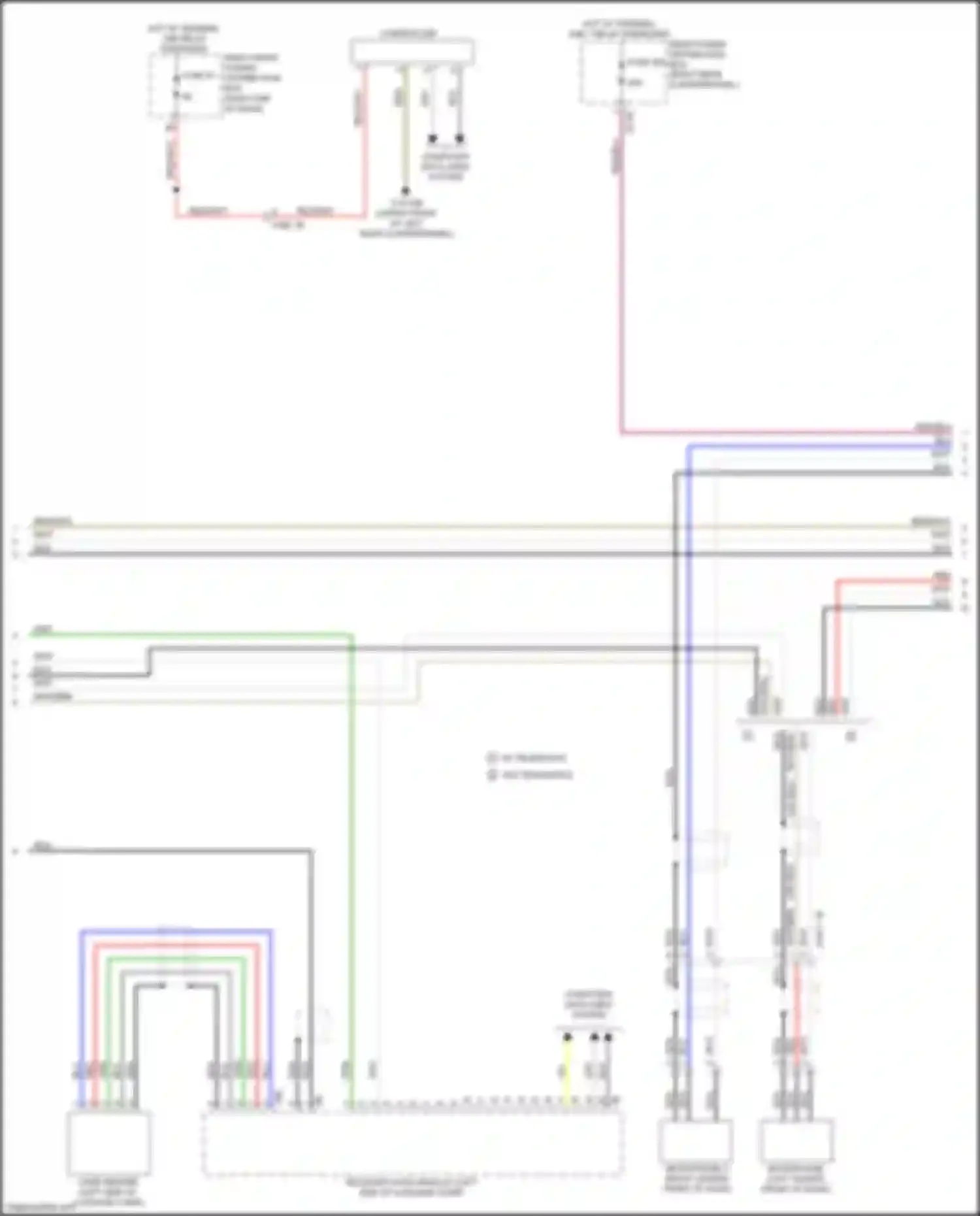 X4 M BMW F98 (2019-2021): Navigation circuit, base w/ receiver audio module (2 of 3)