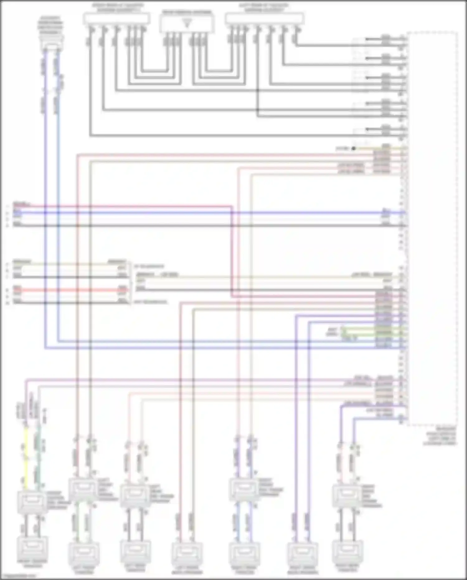X4 M BMW F98 (2019-2021): Navigation circuit, mid level w/ receiver audio module (3 of 3)