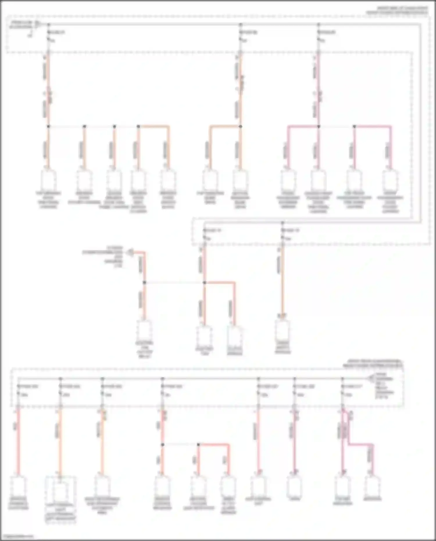 X4 M BMW F98 (2019-2021): Power distribution circuit (5 of 8)