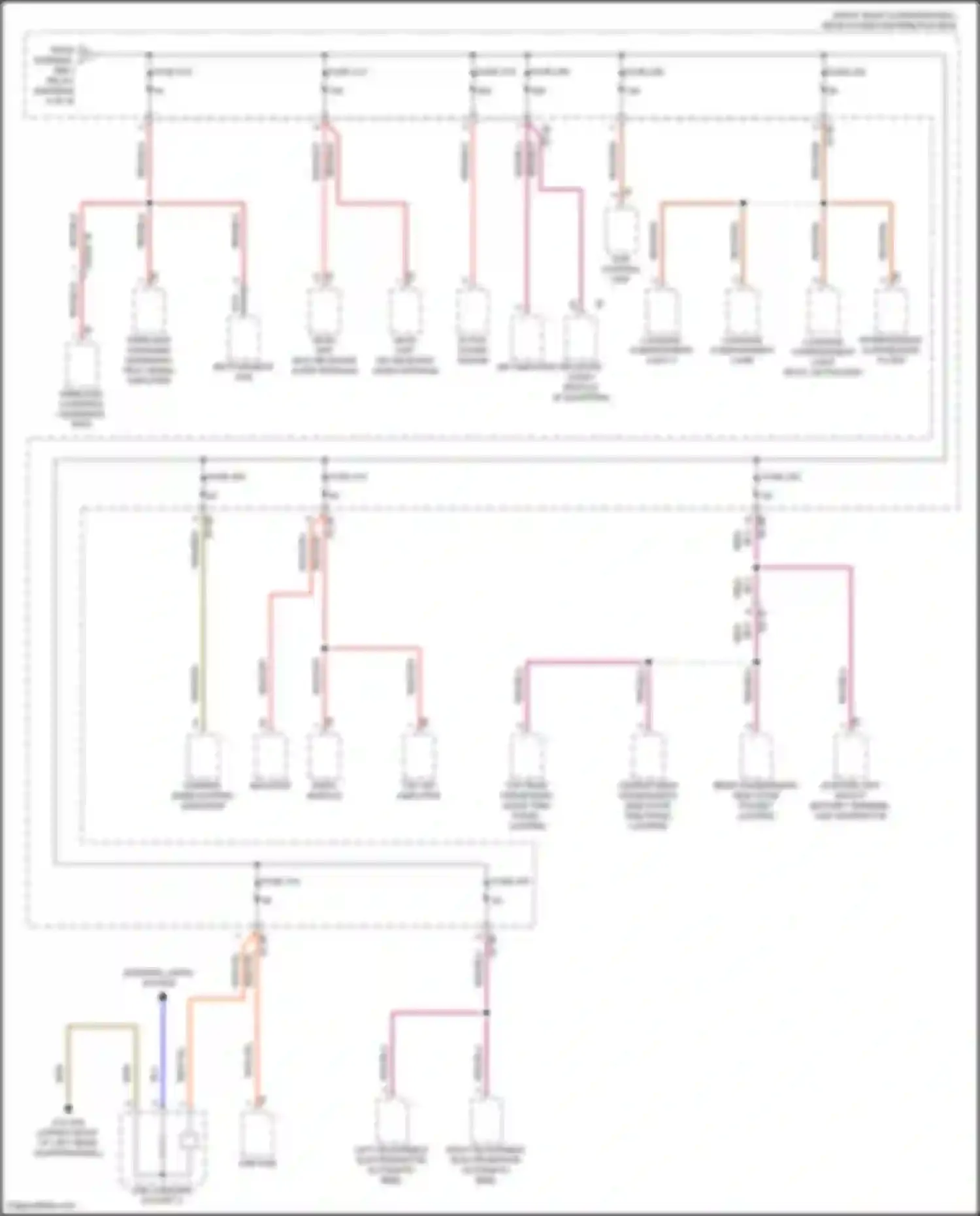 X4 M BMW F98 (2019-2021): Power distribution circuit (7 of 8)