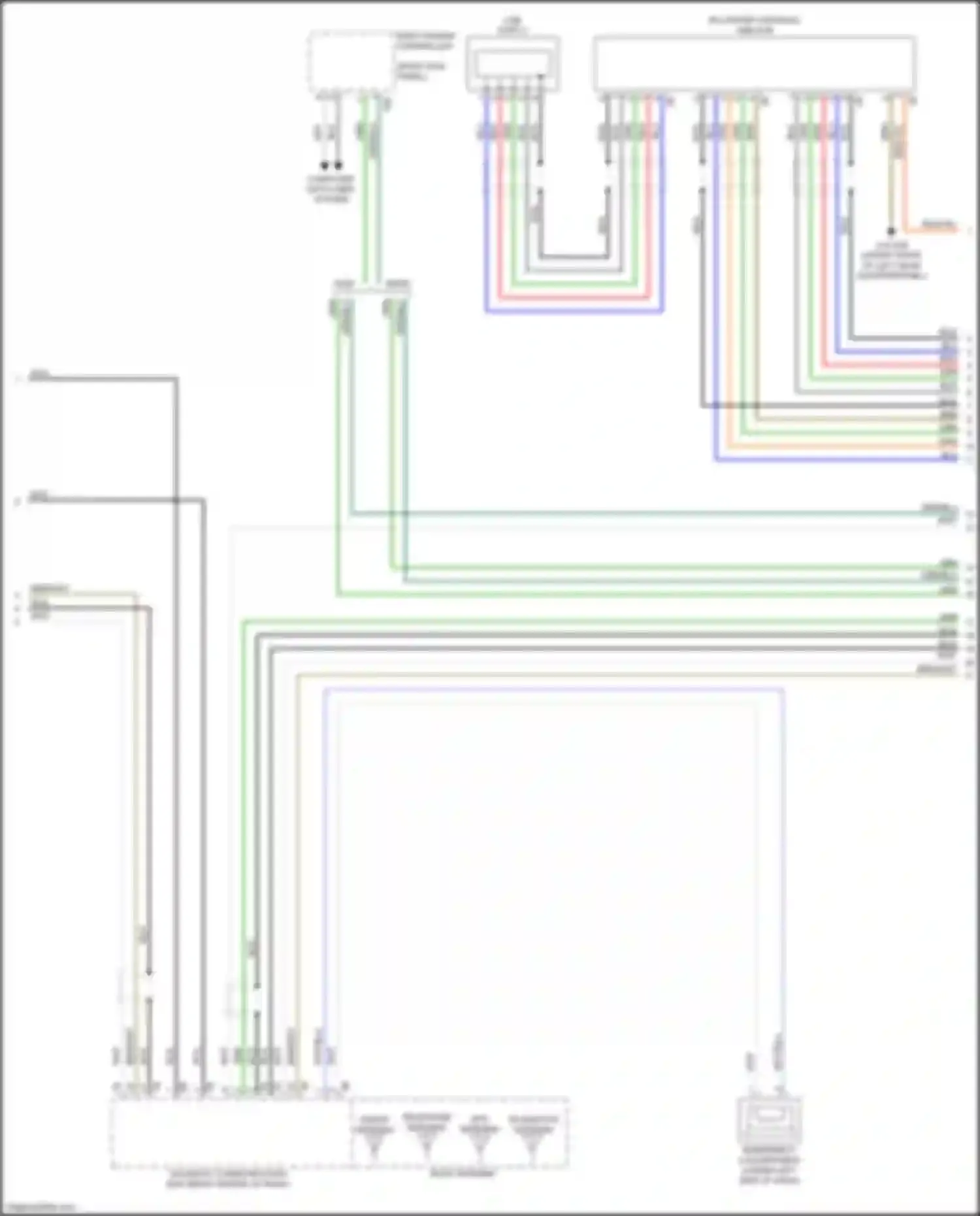 X4 M BMW F98 (2019-2021): Base radio circuit, w/o active sound design (3 of 4)