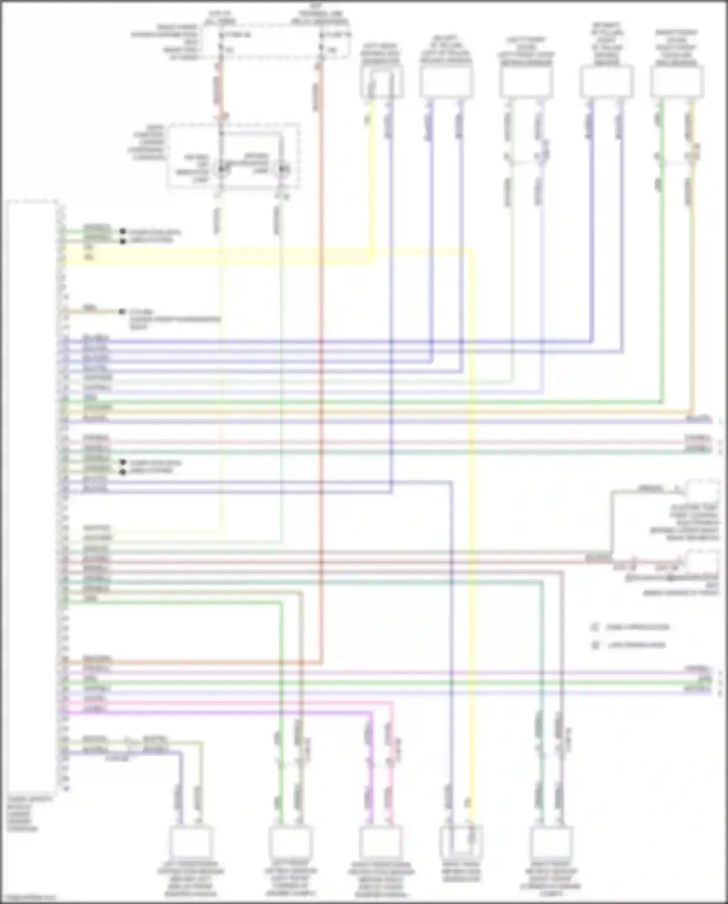 X4 M BMW F98 (2019-2021): Supplemental restraints circuit (1 of 4)