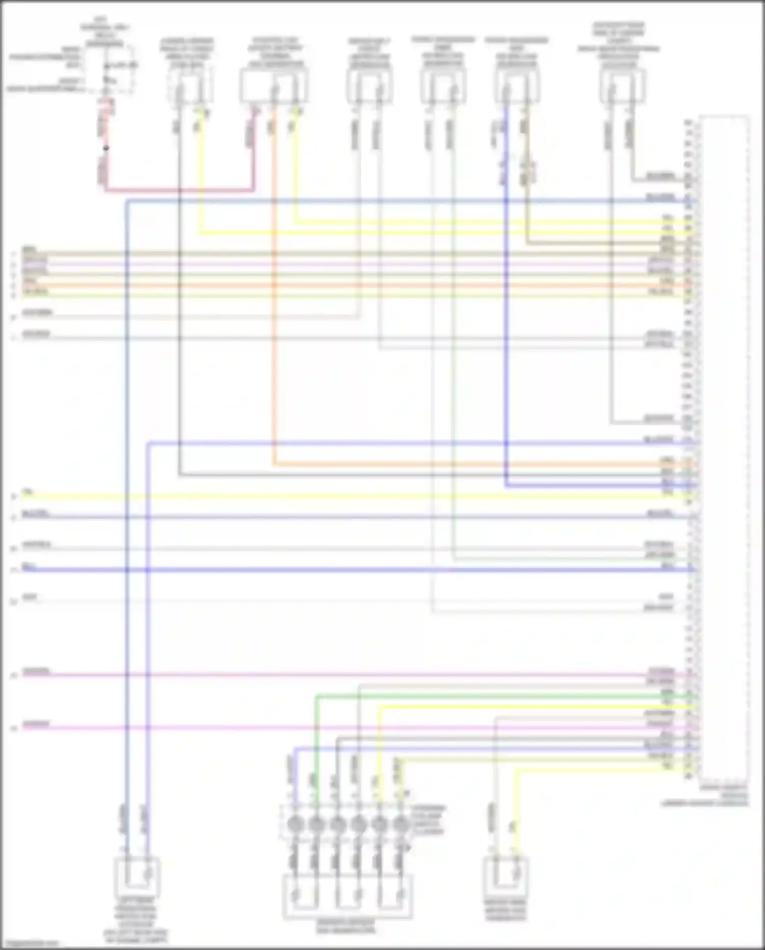 X4 M BMW F98 (2019-2021): Supplemental restraints circuit (4 of 4)