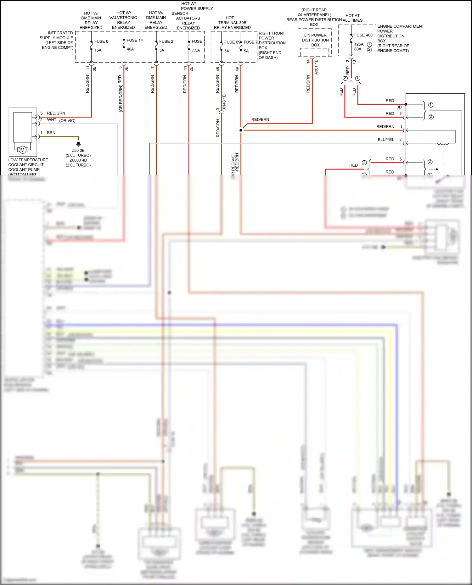 BMW X4 M F98 (2019-2021) computer data lines system wiring diagram  (2 of 102)