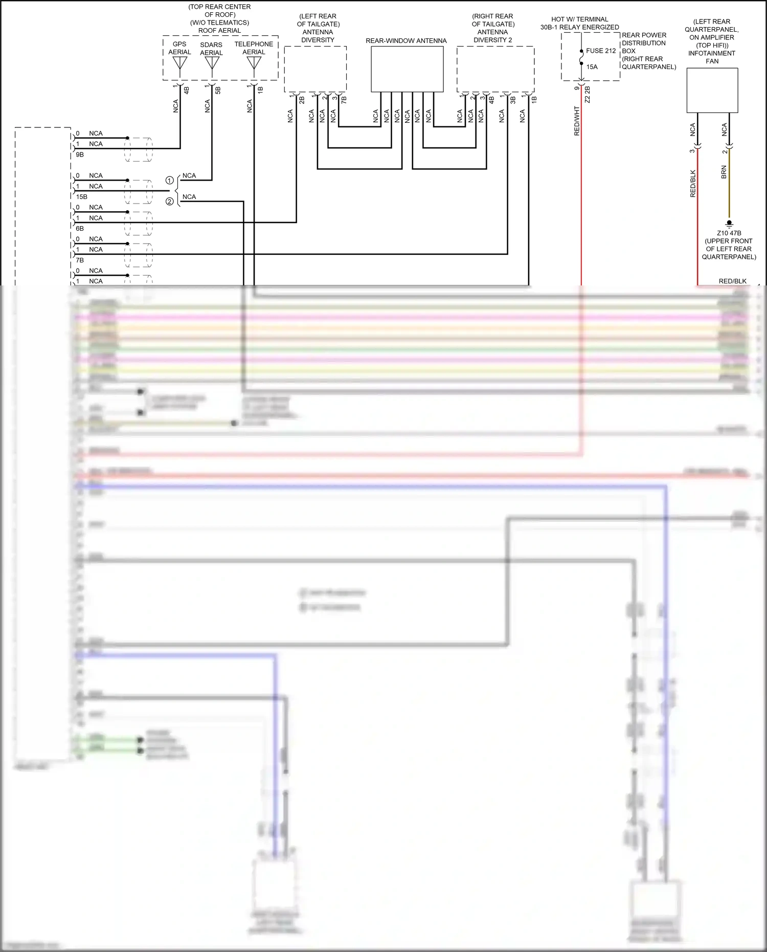 BMW X4 M F98 (2019-2021) computer data lines system wiring diagram  (44 of 102)