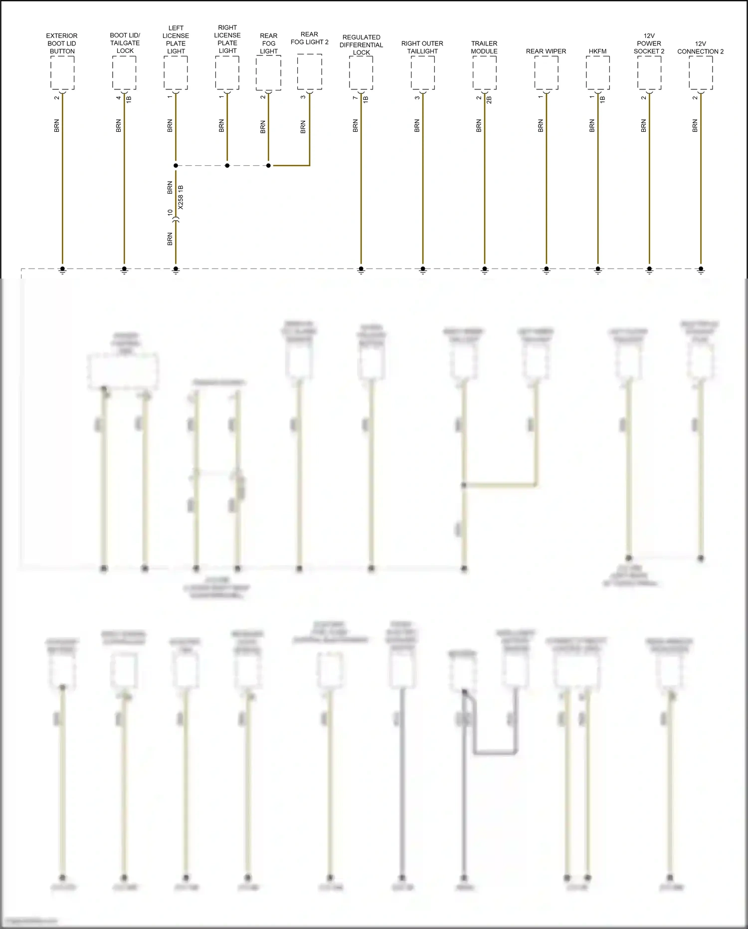 BMW X4 M F98 (2019-2021) dynamic stability control (dsc) wiring diagram  (3 of 8)