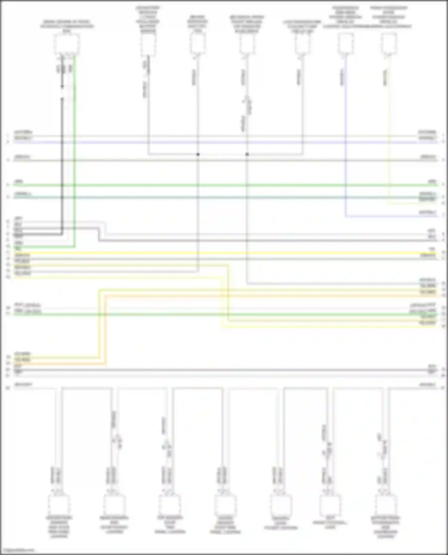 X4 BMW G02 facelift (2021-2024): Computer data lines circuit (7 of 9)