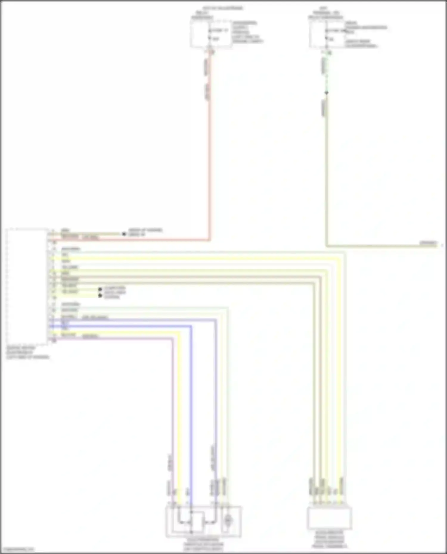 X4 BMW G02 facelift (2021-2024): Cruise control circuit (1 of 2)