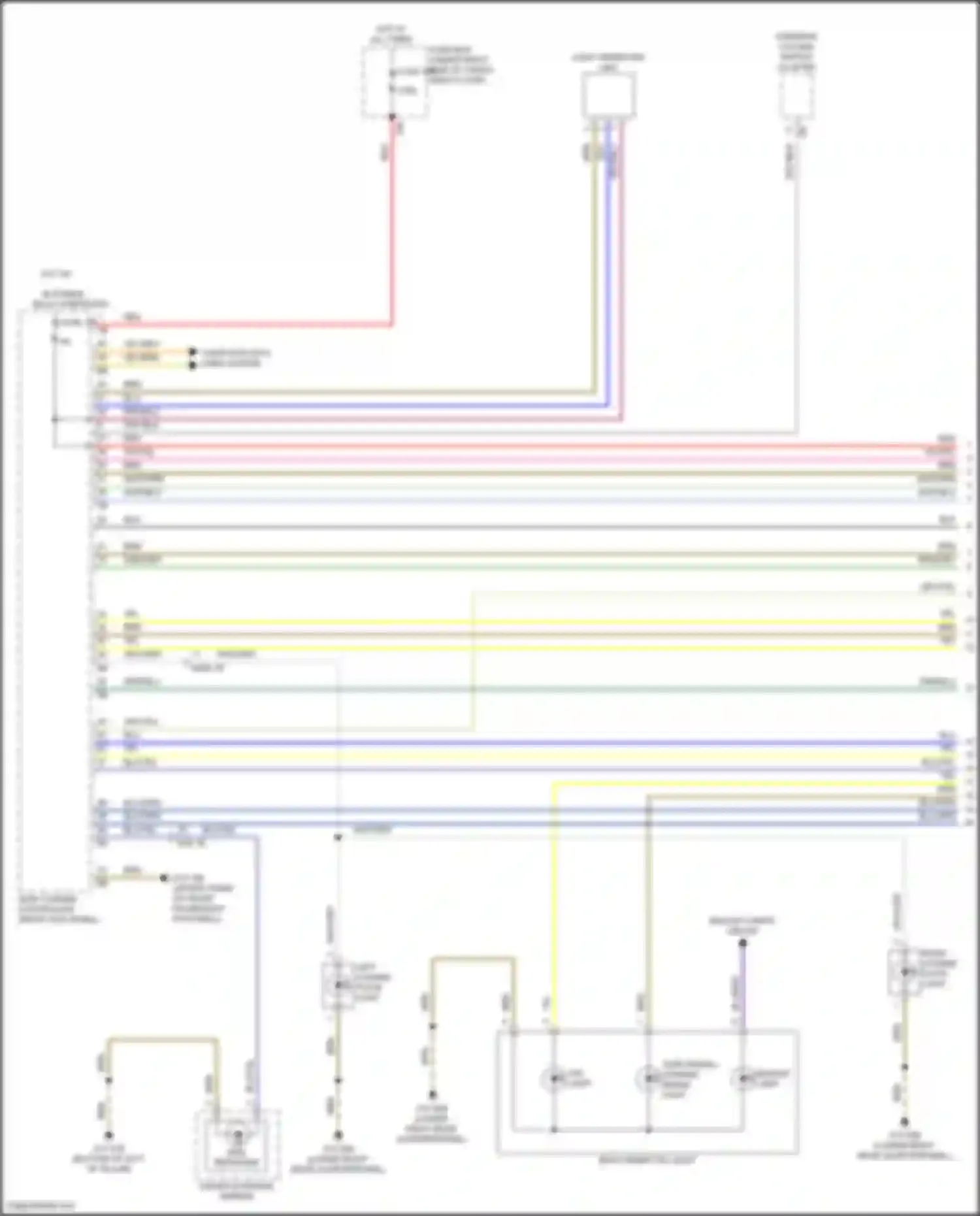 X4 BMW G02 facelift (2021-2024): Exterior lamps circuit (1 of 4)