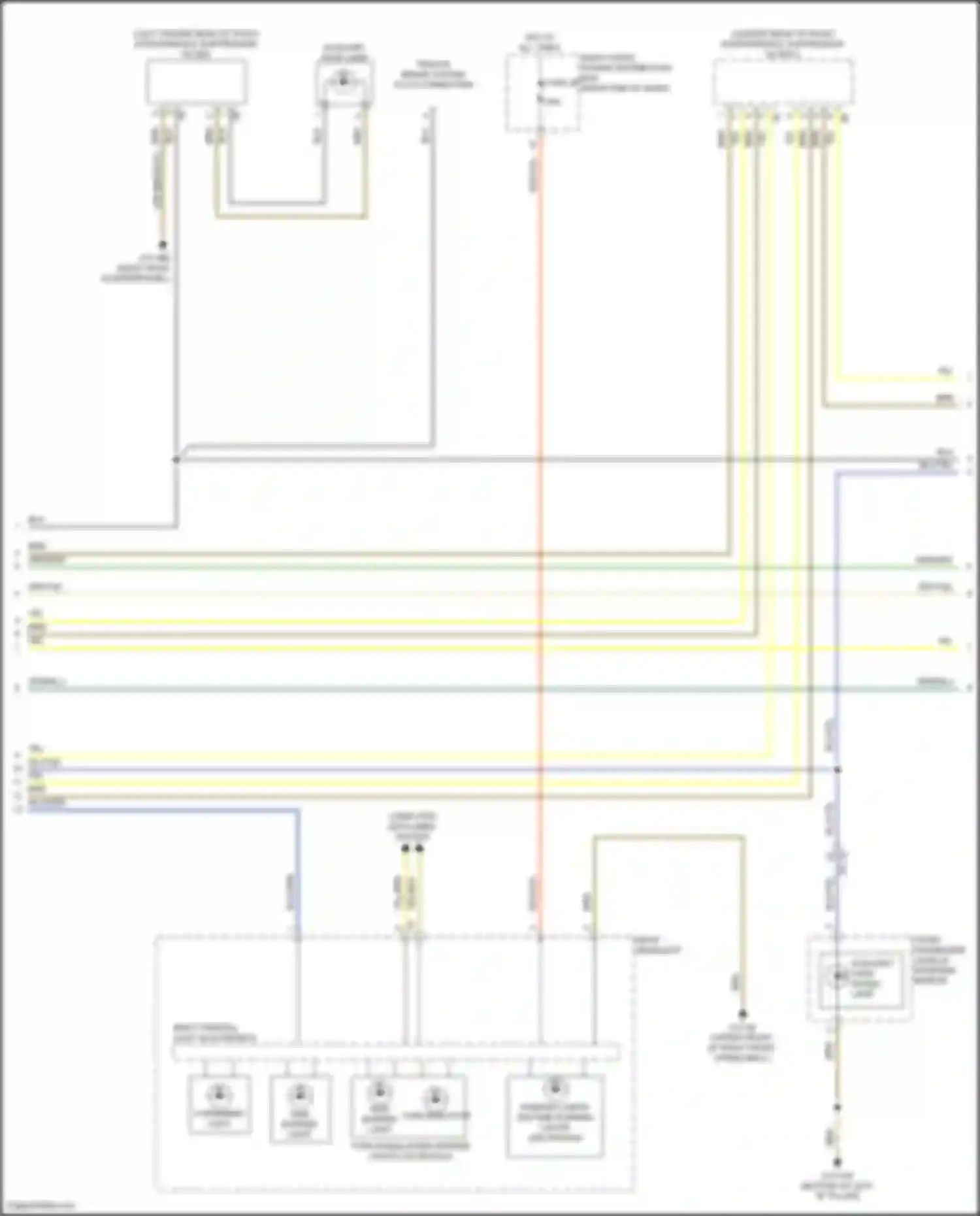 X4 BMW G02 facelift (2021-2024): Exterior lamps circuit (3 of 4)