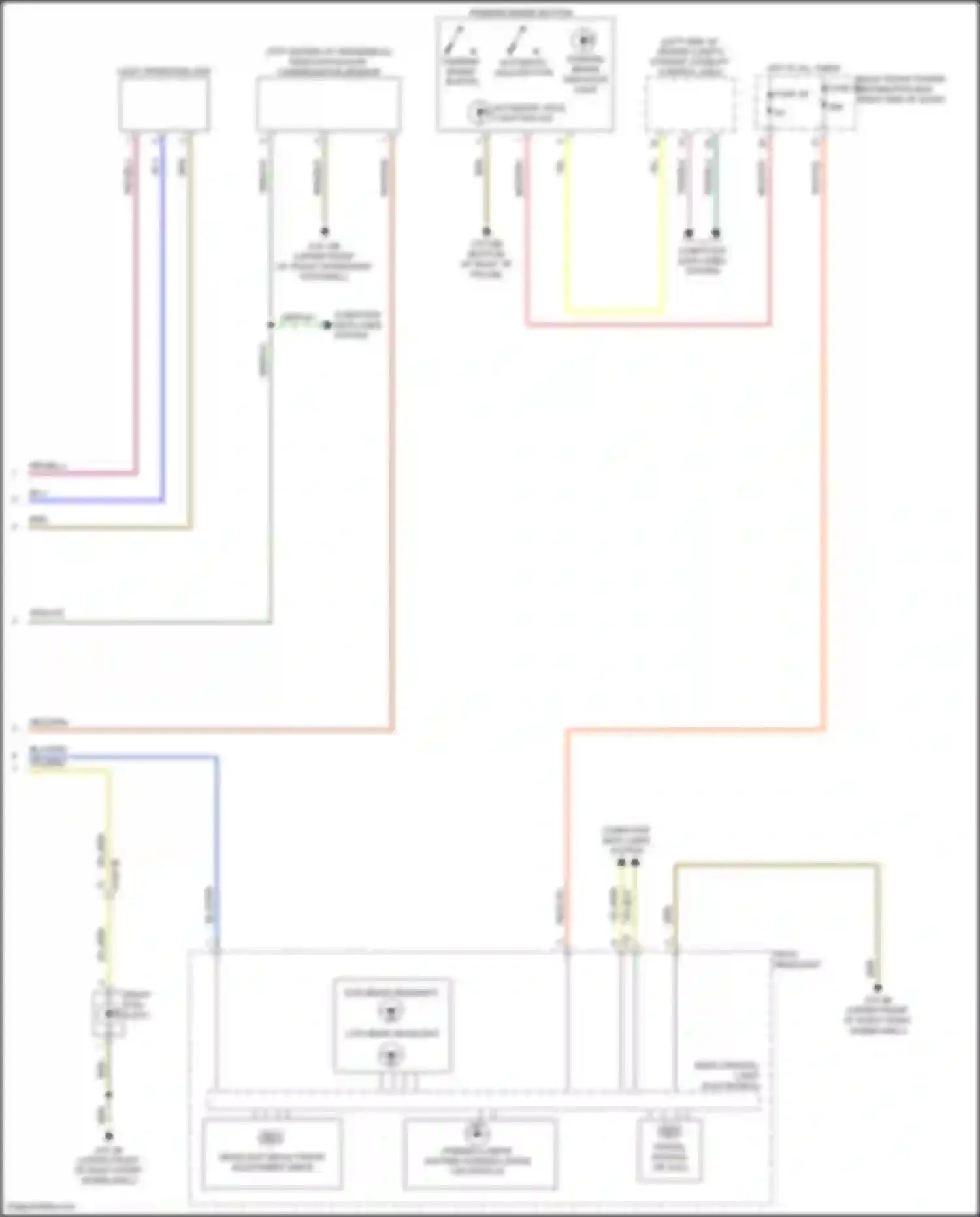X4 BMW G02 facelift (2021-2024): Headlights circuit (2 of 2)
