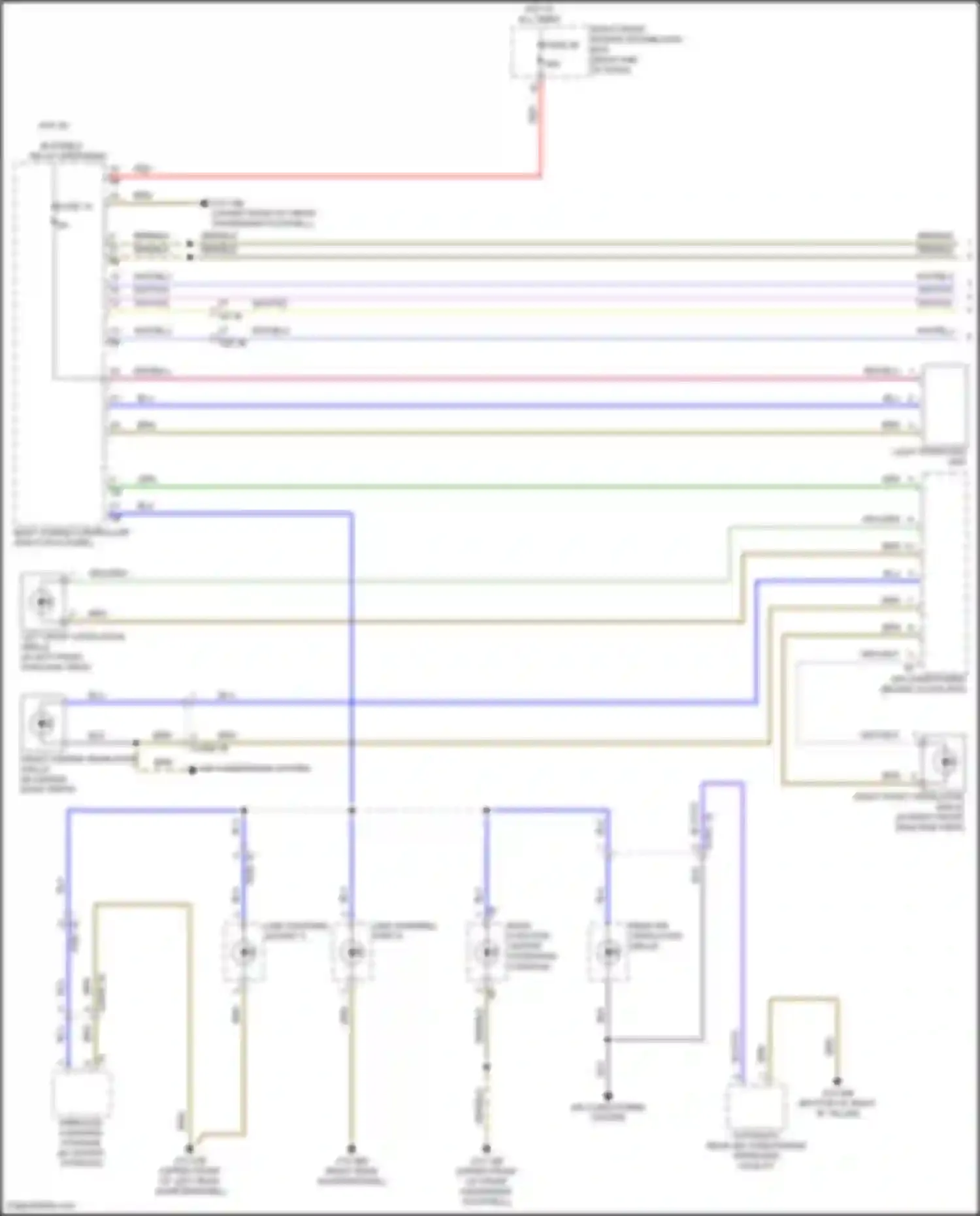 X4 BMW G02 facelift (2021-2024): Instrument illumination circuit (1 of 2)