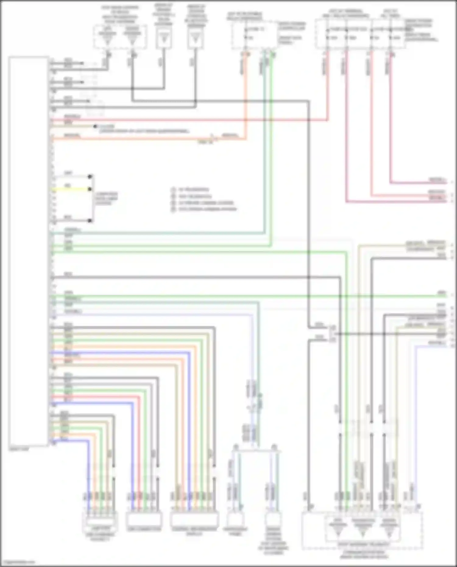 X4 BMW G02 facelift (2021-2024): Navigation circuit, high level (1 of 3)