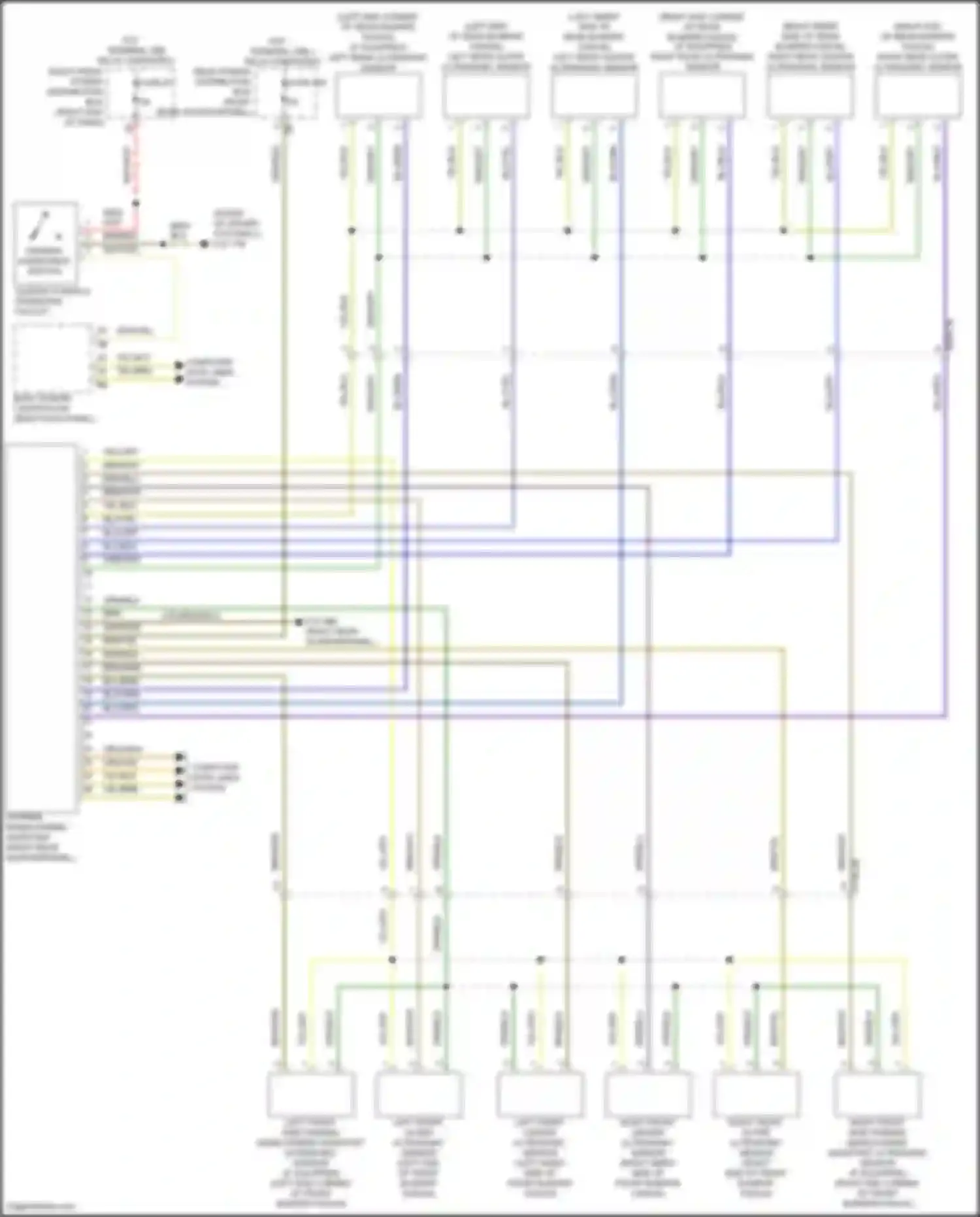 X4 BMW G02 facelift (2021-2024): Parking assistant circuit