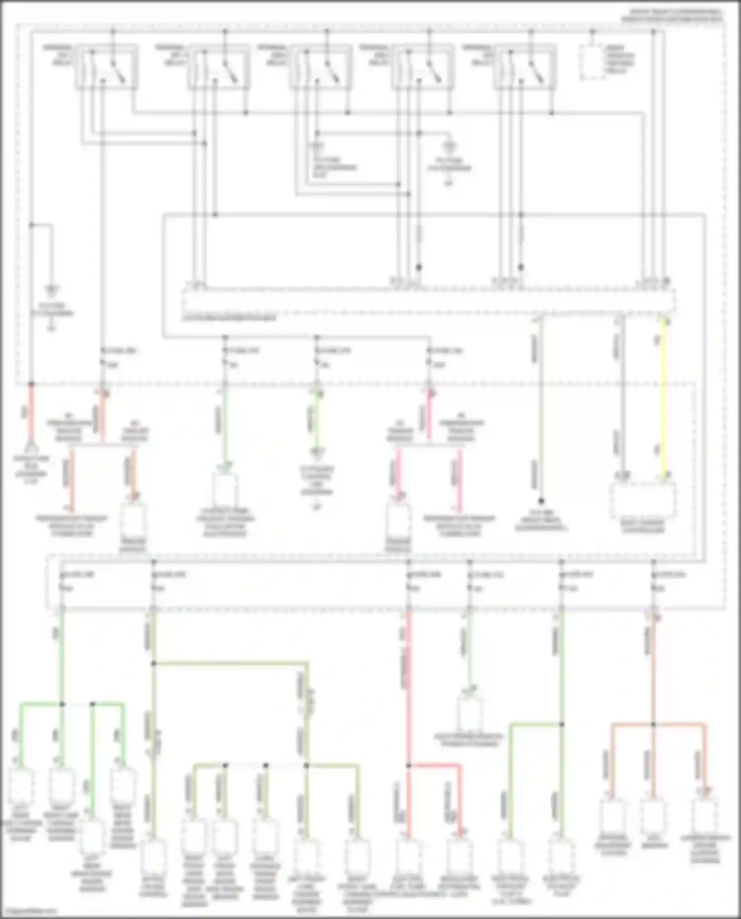 X4 BMW G02 facelift (2021-2024): Power distribution circuit (6 of 8)
