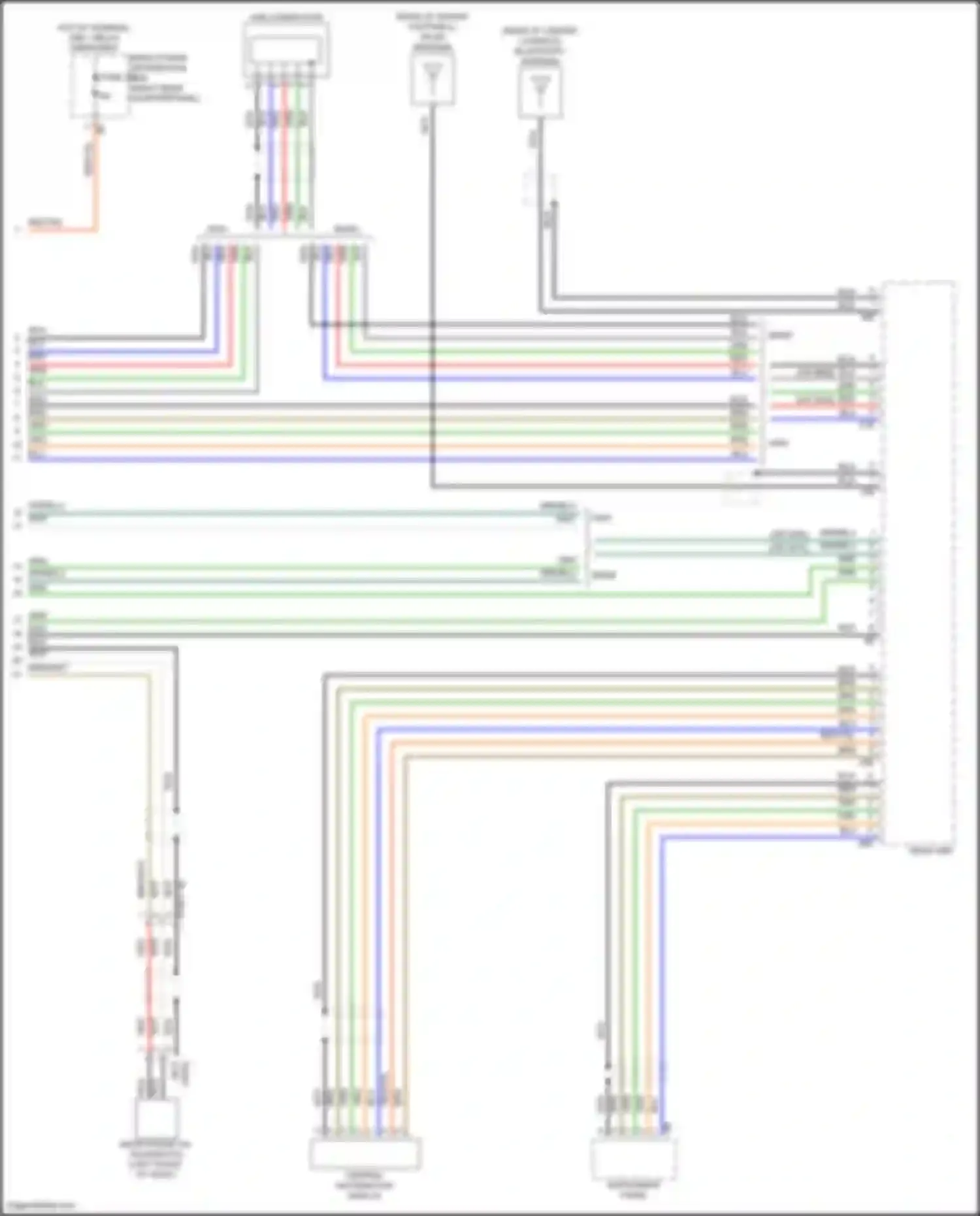 X4 BMW G02 facelift (2021-2024): Base radio circuit, w/o active sound design (4 of 4)