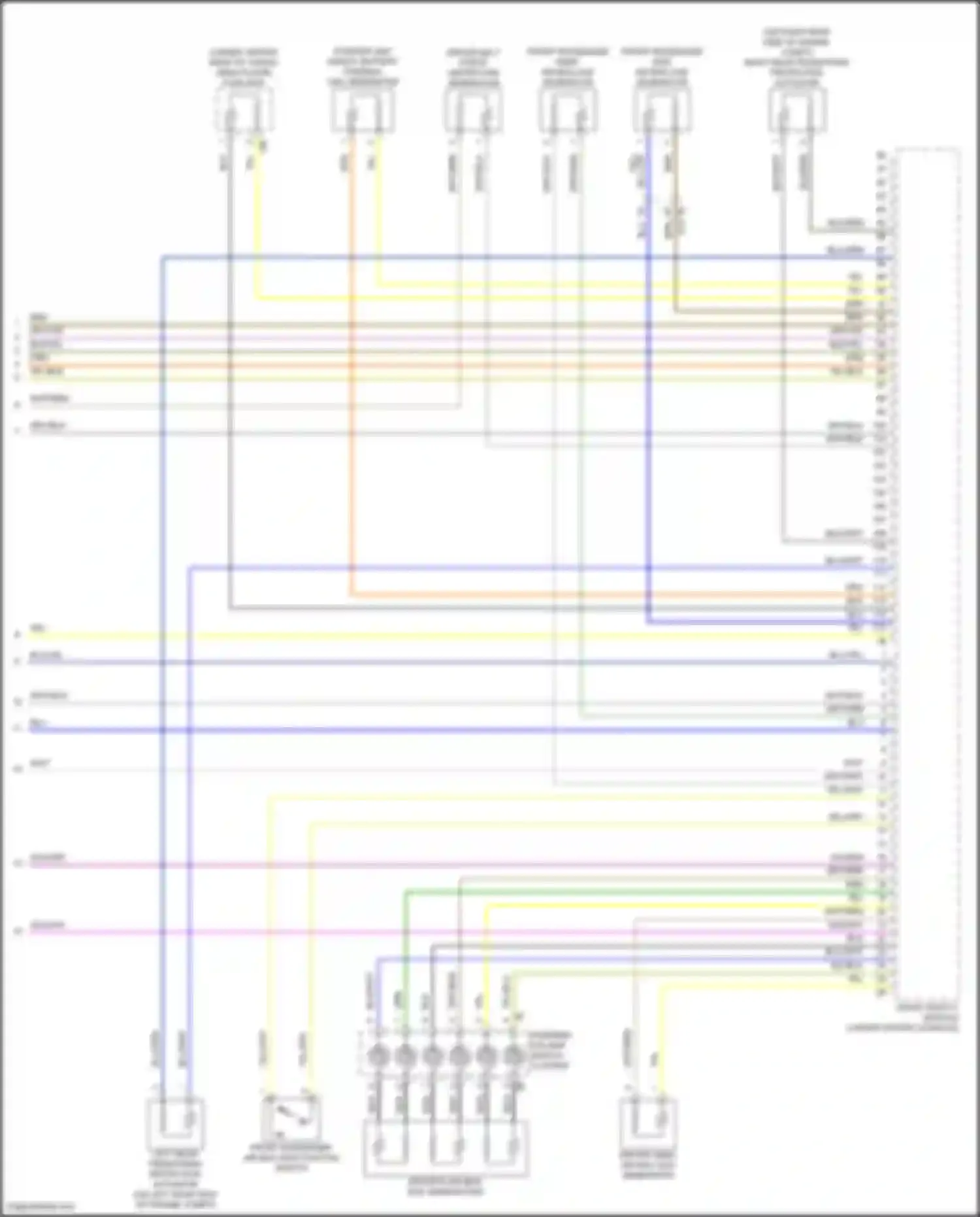 X4 BMW G02 facelift (2021-2024): Supplemental restraints circuit (4 of 4)
