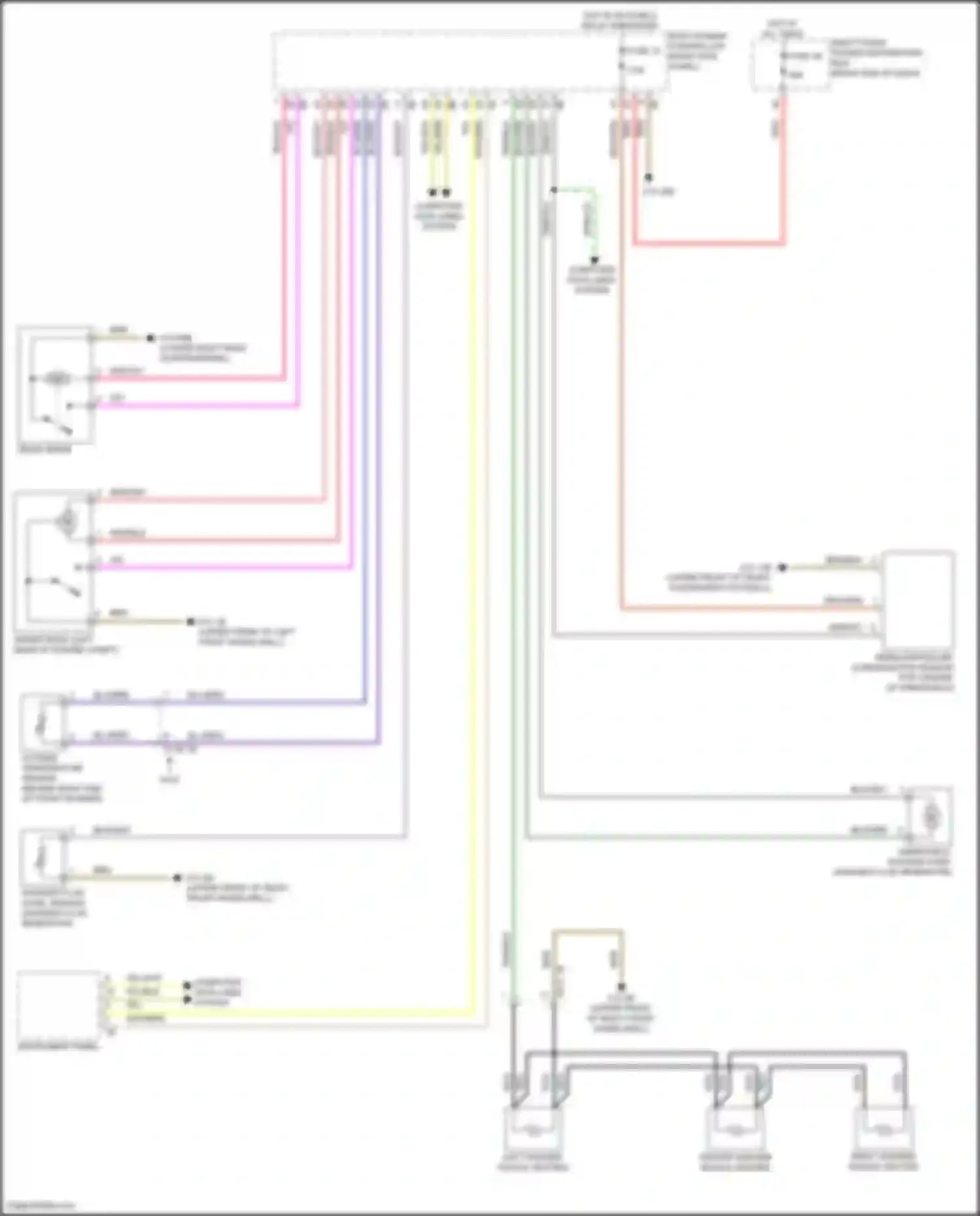 X4 BMW G02 facelift (2021-2024): Wiper/washer circuit