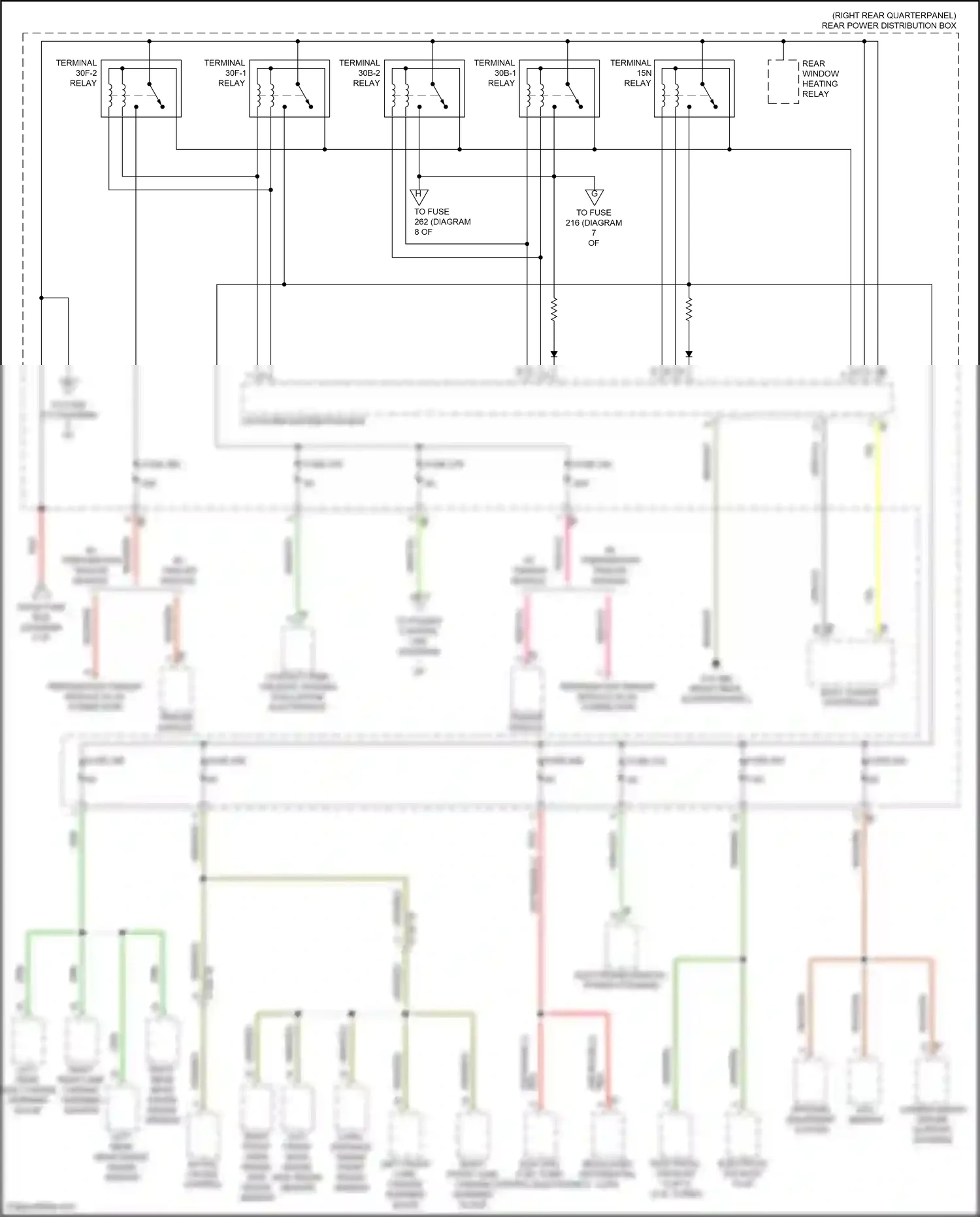 BMW X4 G02 facelift (2021-2024) camera based driver support systems wiring diagram  (4 of 4)