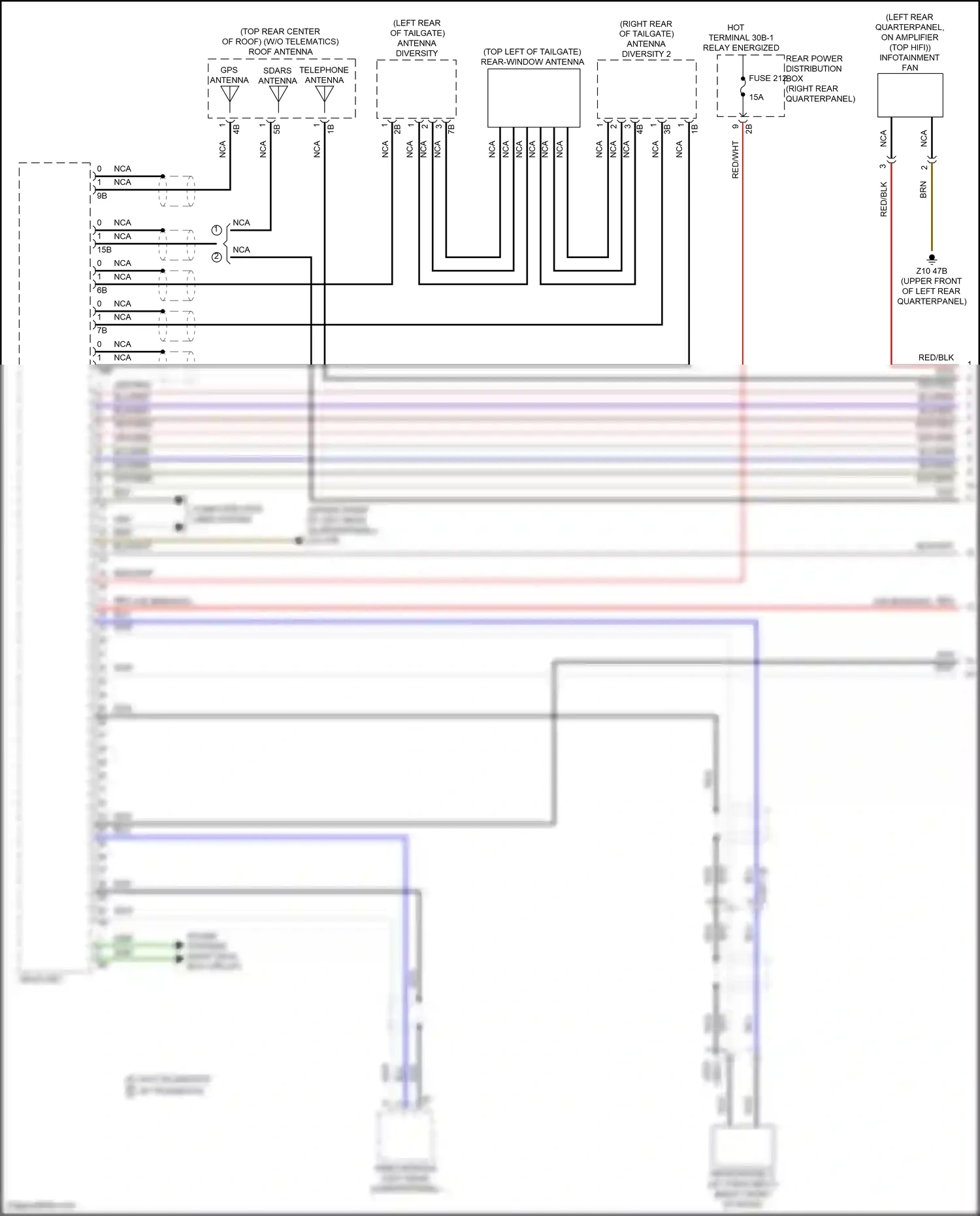 BMW X4 G02 facelift (2021-2024) computer data lines system wiring diagram  (66 of 107)