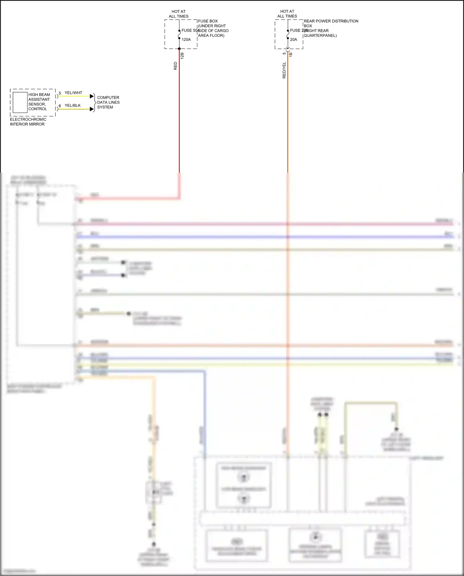 BMW X4 G02 facelift (2021-2024) computer data lines system wiring diagram  (101 of 107)