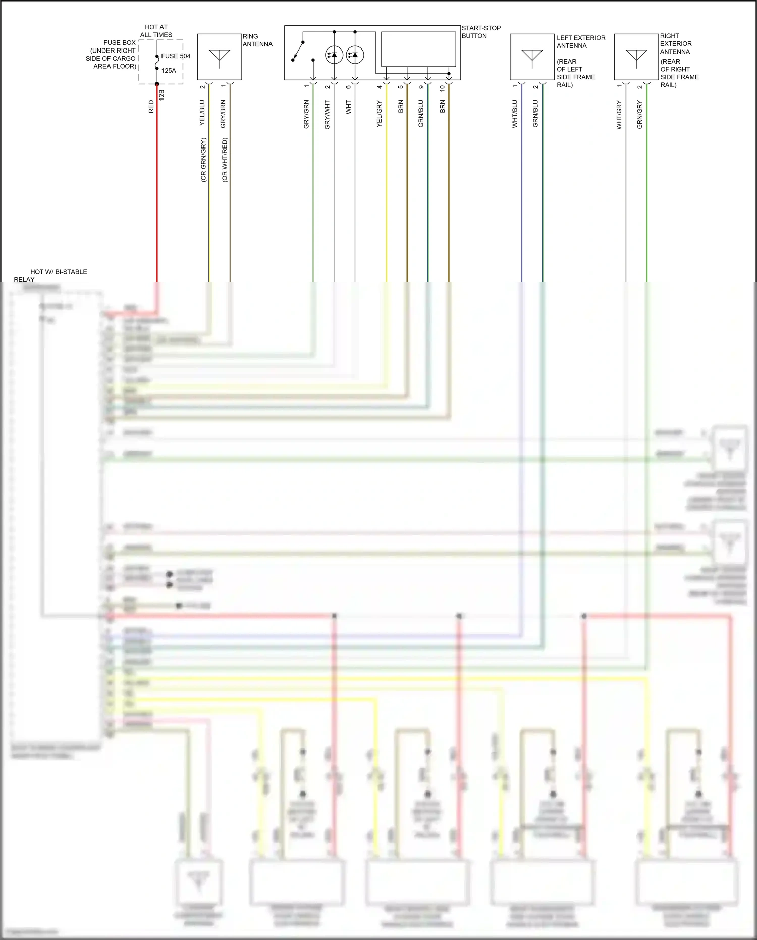 BMW X4 G02 facelift (2021-2024) computer data lines system wiring diagram  (21 of 107)