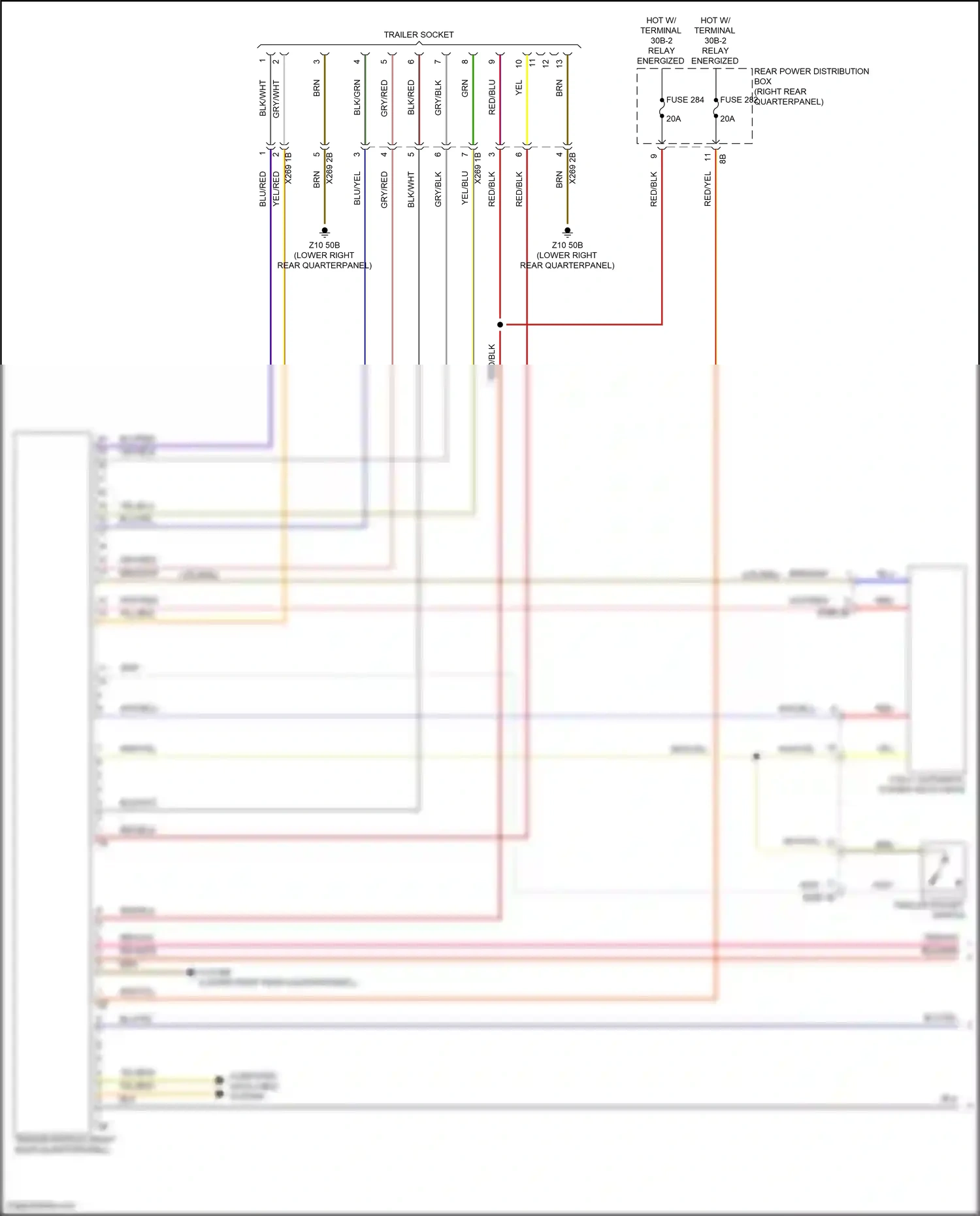 BMW X4 G02 facelift (2021-2024) computer data lines system wiring diagram  (39 of 107)