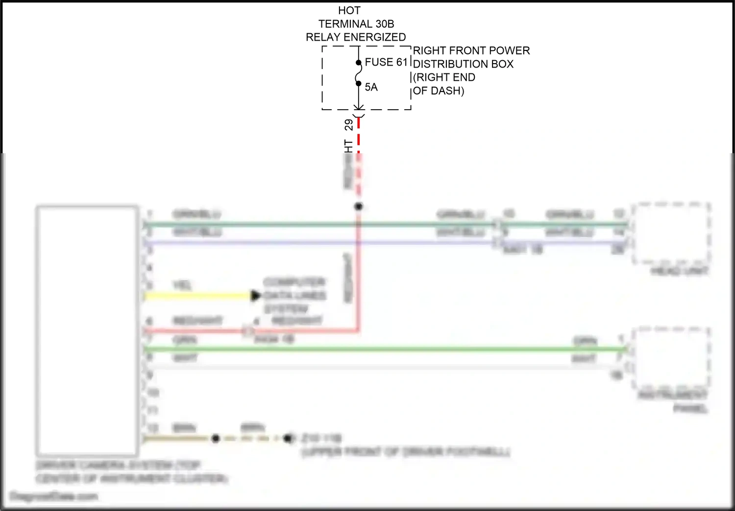 BMW X4 G02 facelift (2021-2024) computer data lines system wiring diagram  (52 of 107)
