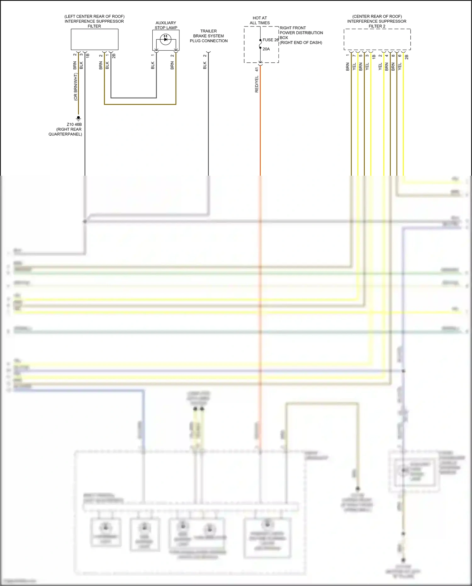BMW X4 G02 facelift (2021-2024) computer data lines system wiring diagram  (36 of 107)