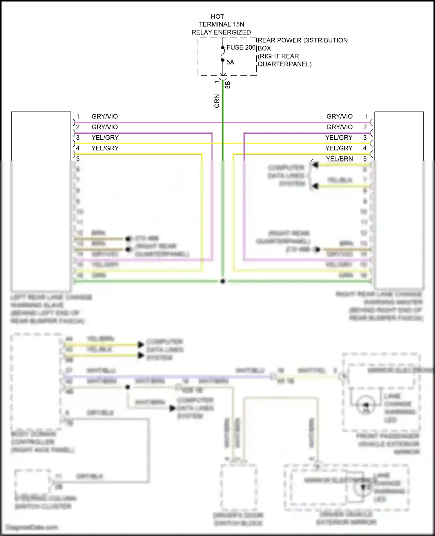 BMW X4 G02 facelift (2021-2024) computer data lines system wiring diagram  (48 of 107)