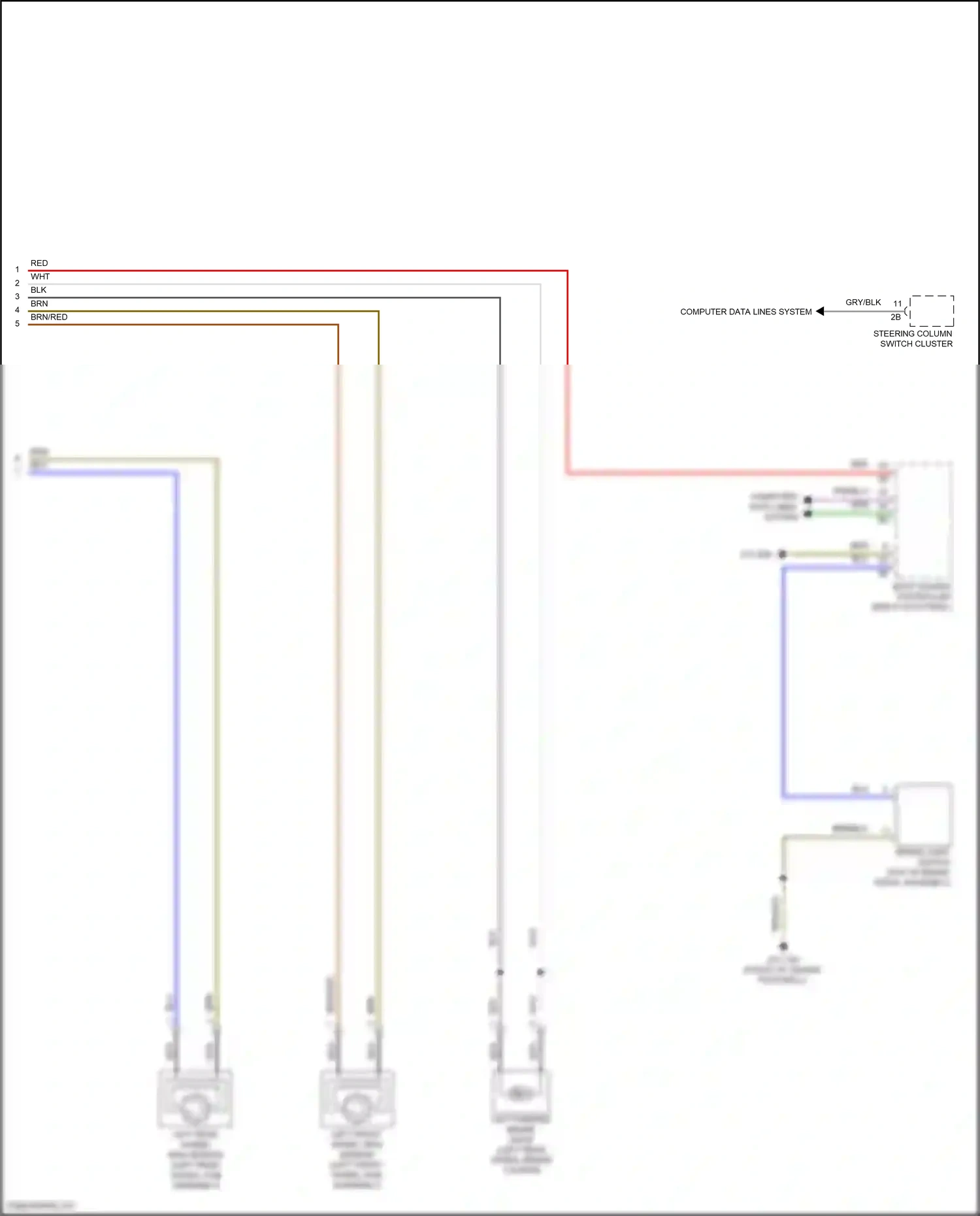 BMW X4 G02 facelift (2021-2024) computer data lines system wiring diagram  (72 of 107)
