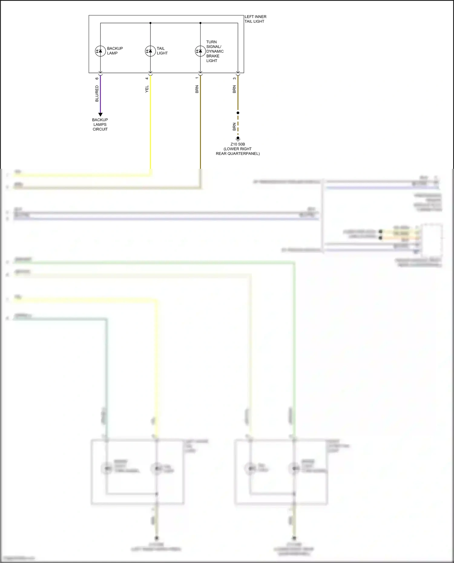 BMW X4 G02 facelift (2021-2024) computer data lines system wiring diagram  (37 of 107)
