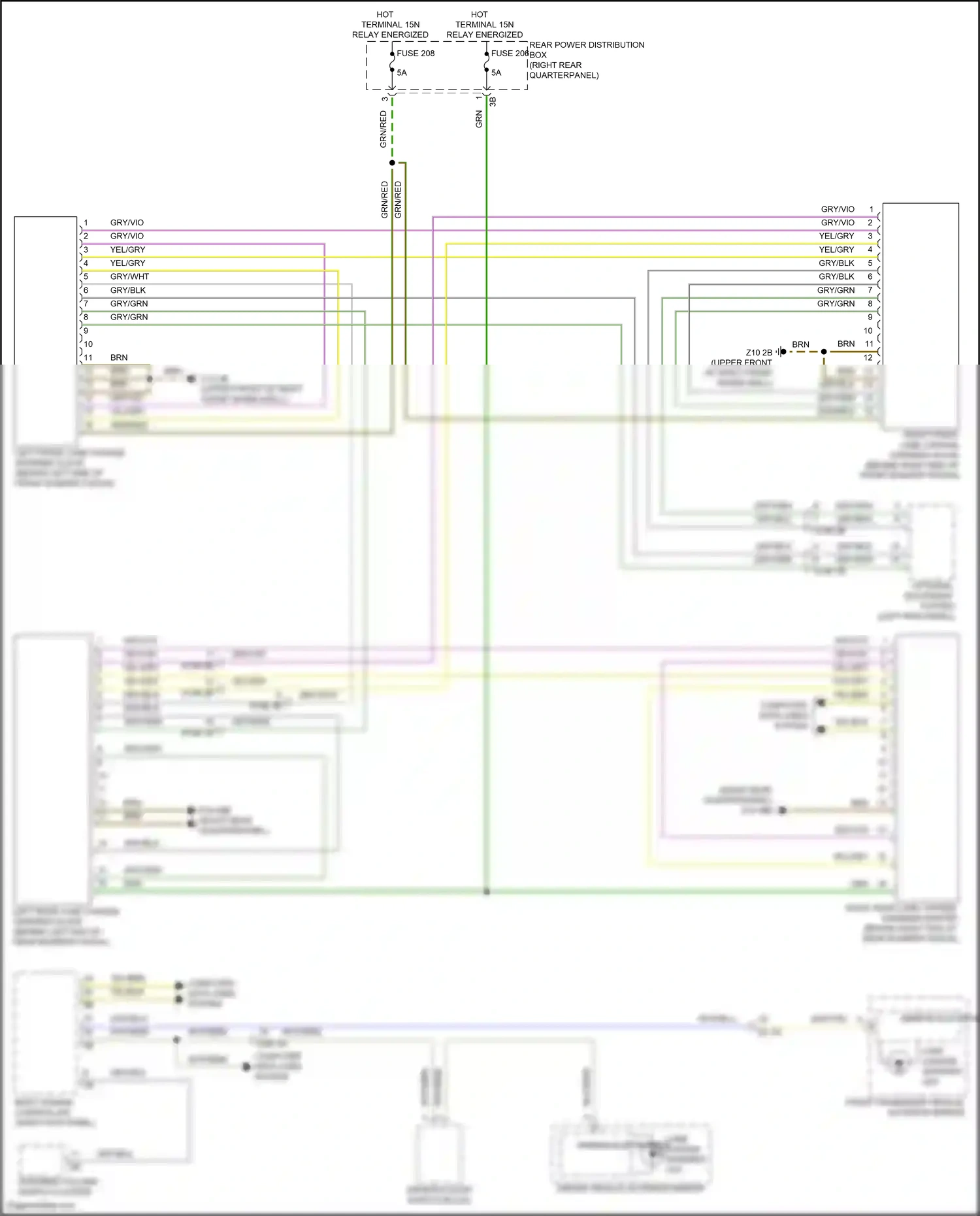 BMW X4 G02 facelift (2021-2024) computer data lines system wiring diagram  (61 of 107)