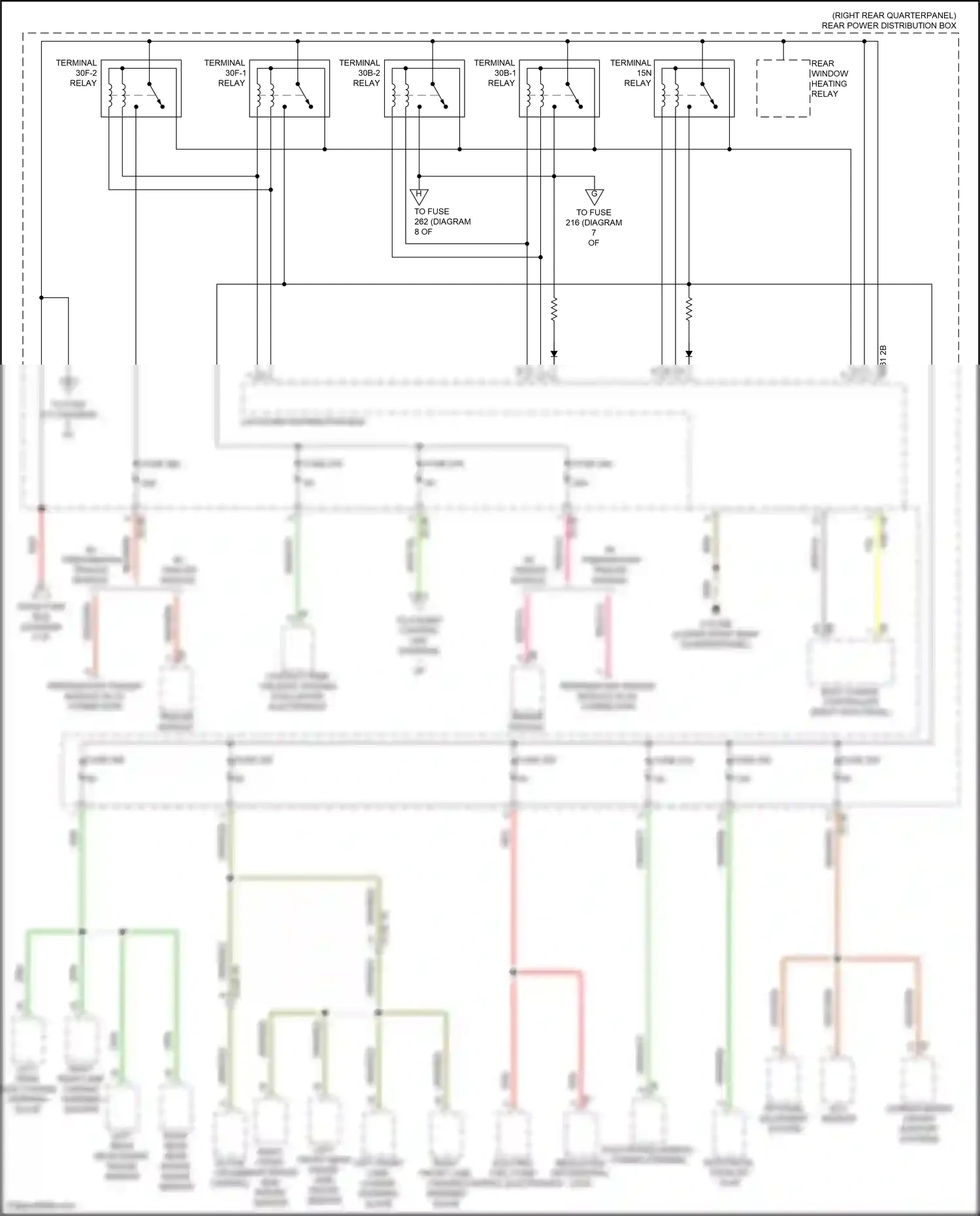 BMW X4 G02 (2018-2021) camera based driver support systems wiring diagram  (4 of 4)