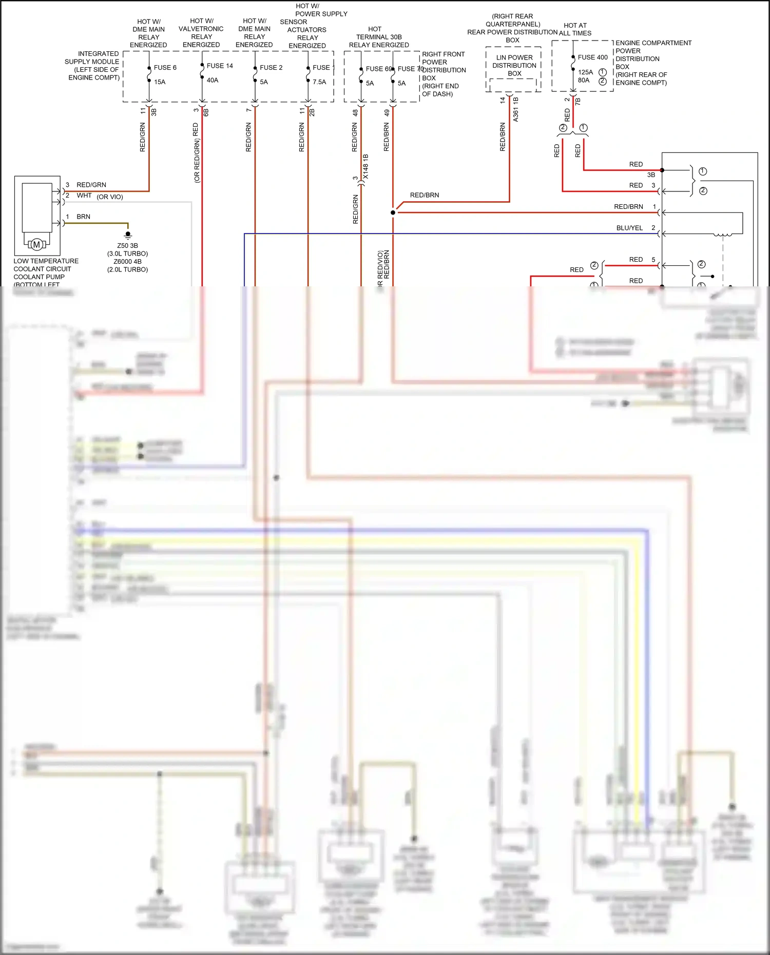 BMW X4 G02 (2018-2021) computer data lines system wiring diagram  (74 of 102)